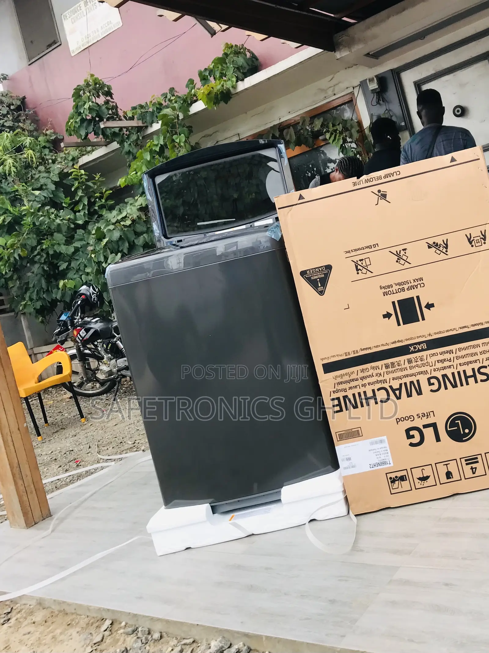 Lg Smart Inverter 16kg Topload Fullauto Grey Washer