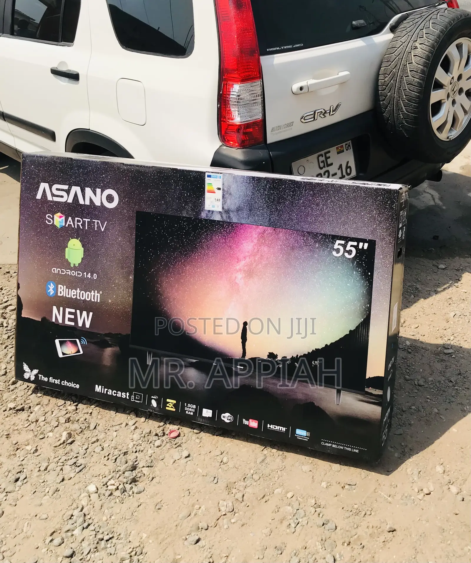 Uhd Smart Asano 55 Inch Television(2024 Model) 