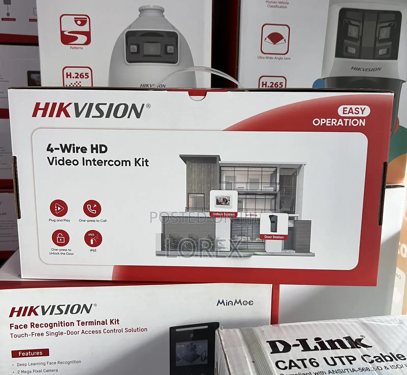 Hikvision Analog 4wire Hd Video Intercom 7inch Ds-Kis203t
