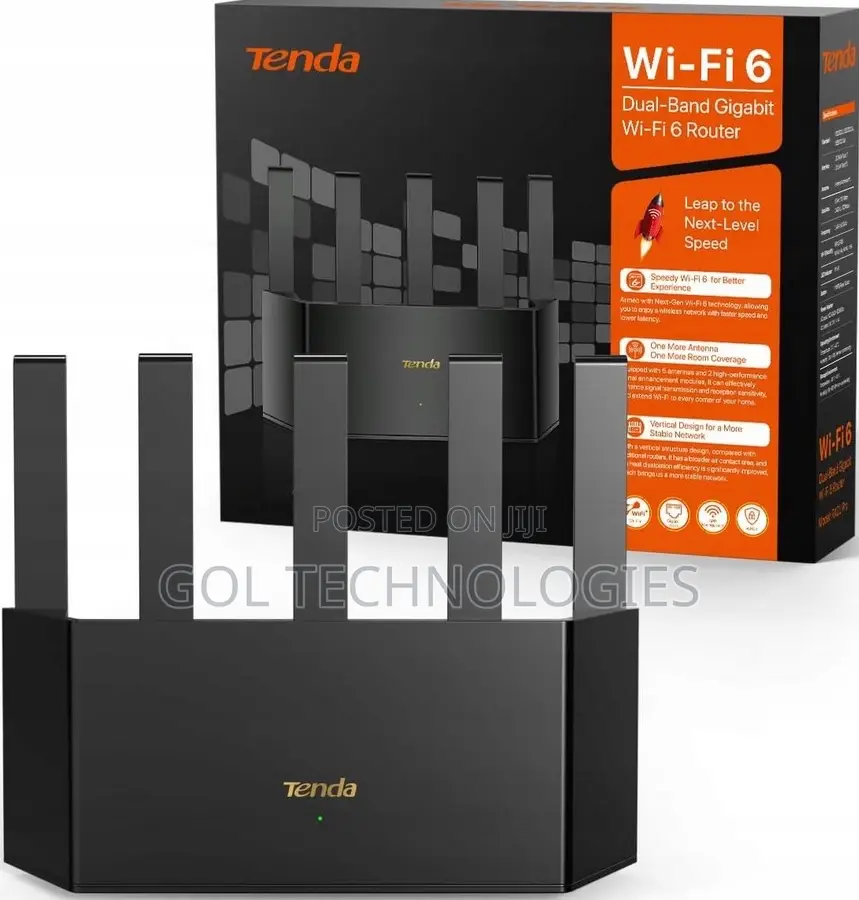 Tenda Tx2l Pro Ax1500 Dual-Band Gigabit Wi-Fi 6 Router