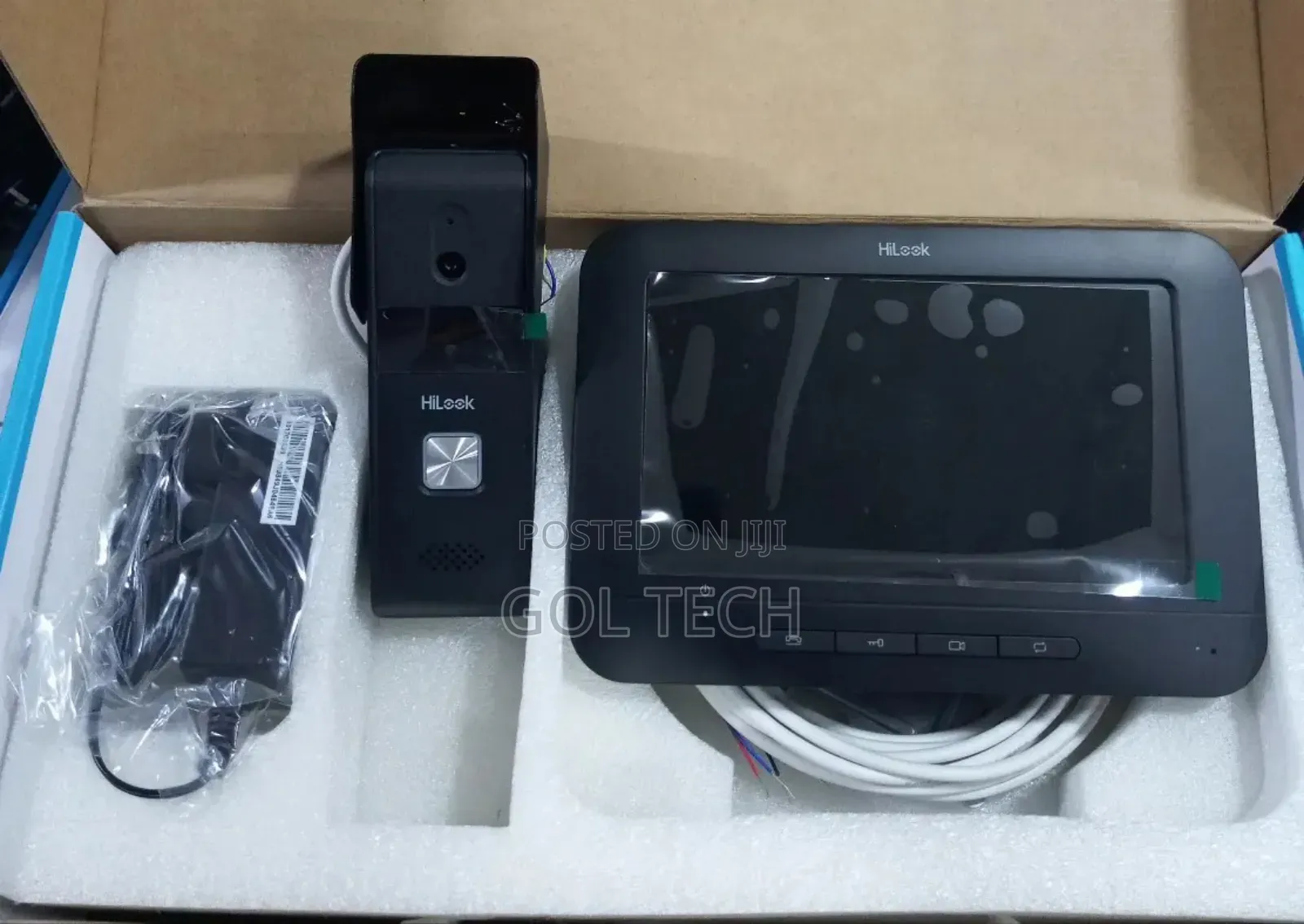 Hilook Video Intercom 4-Wire Analog Intercom Kit 7 Inches