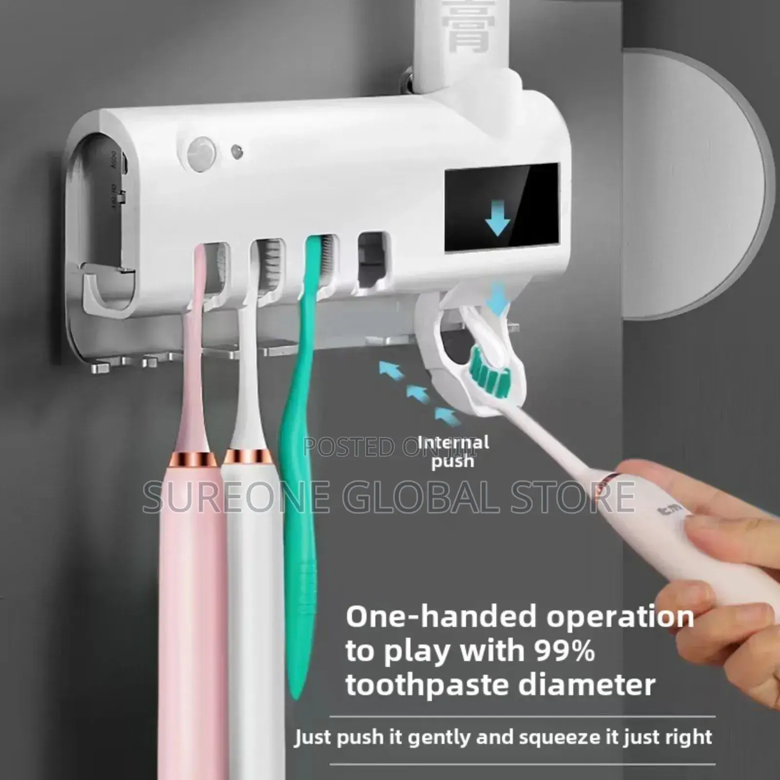 Automatic Squeeze Toothpaste Holder Storage Box