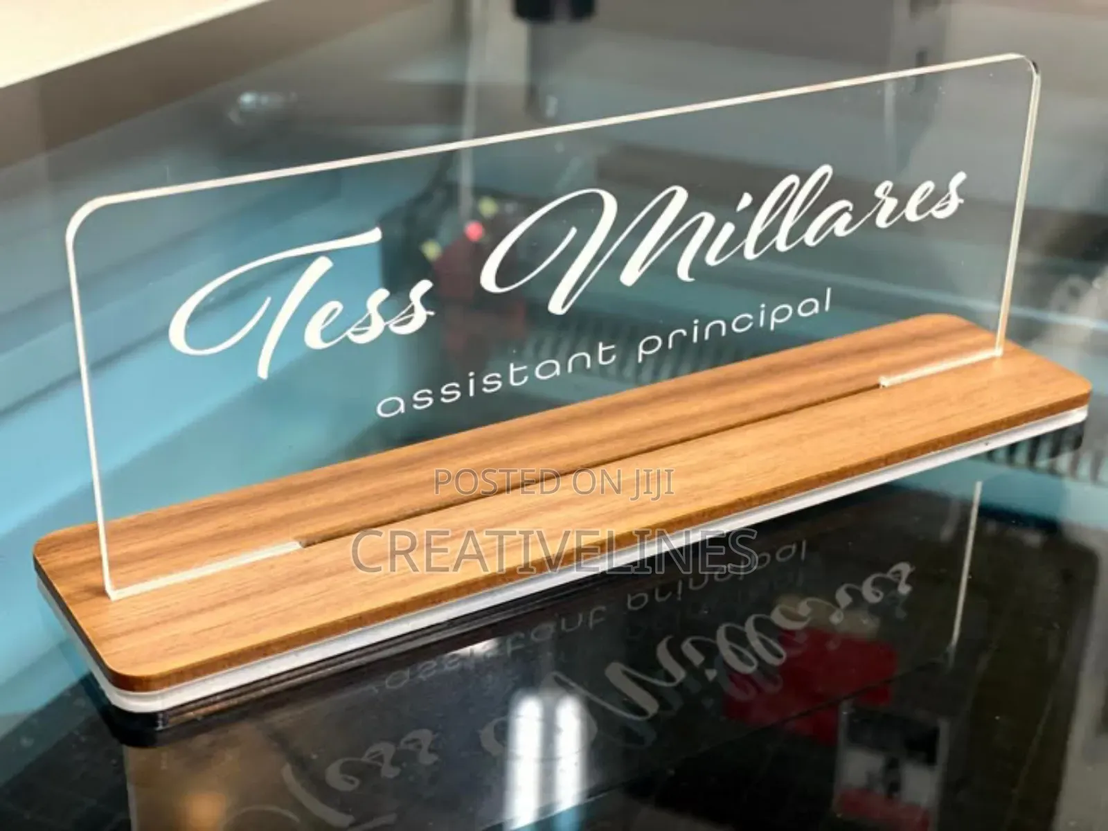 Office Table Name Plate