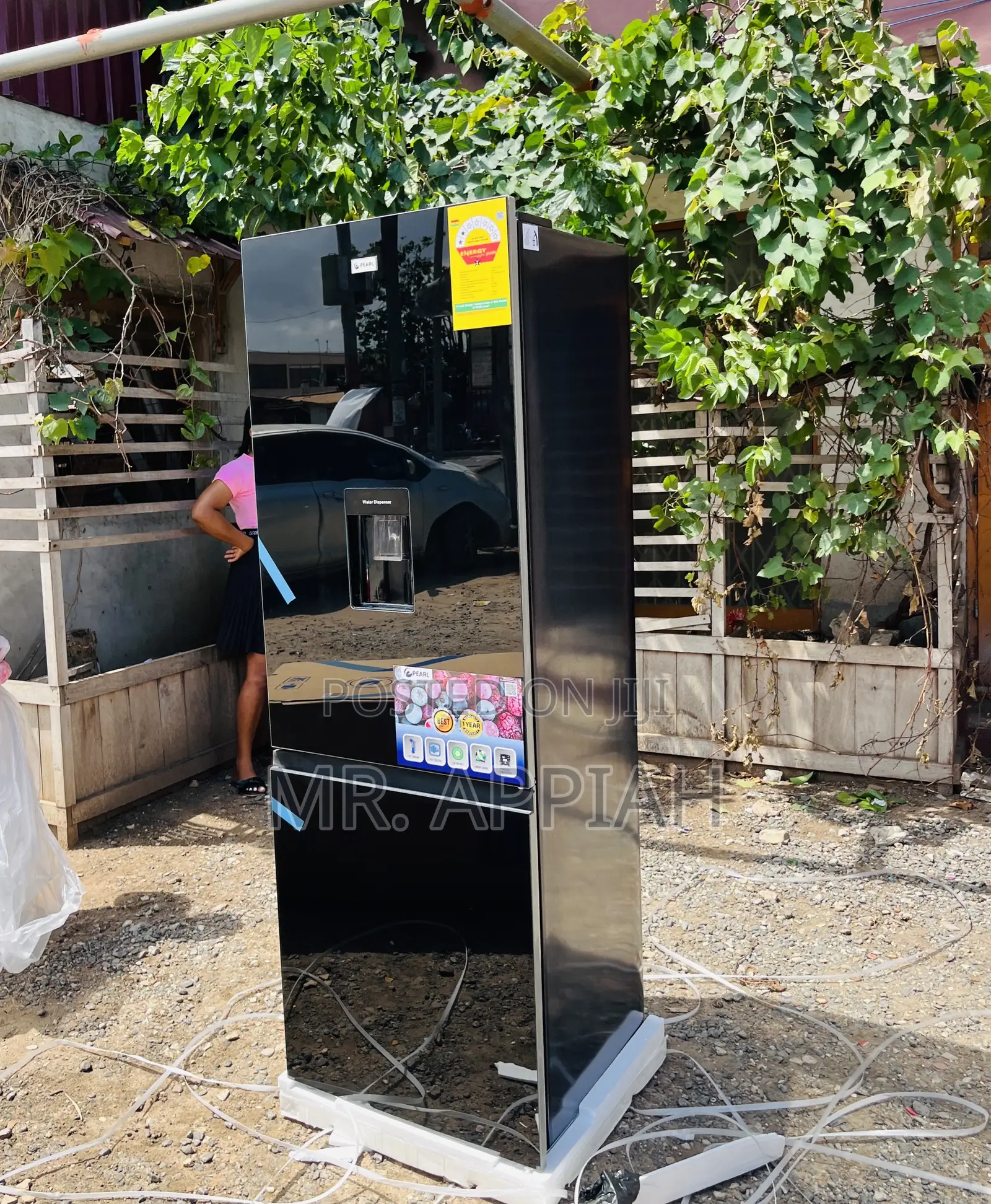 Beautiful Made Pearl Pf-433bbwd 2 Door Refrigerator 