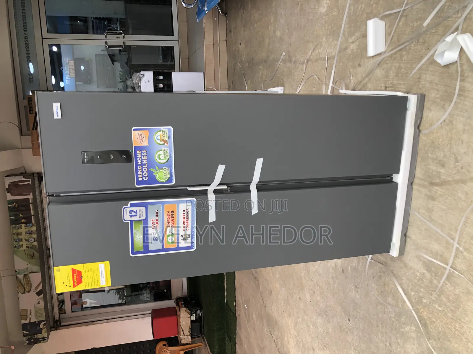 Smart Control Nasco Side by Side Fridge 400 Liters Available