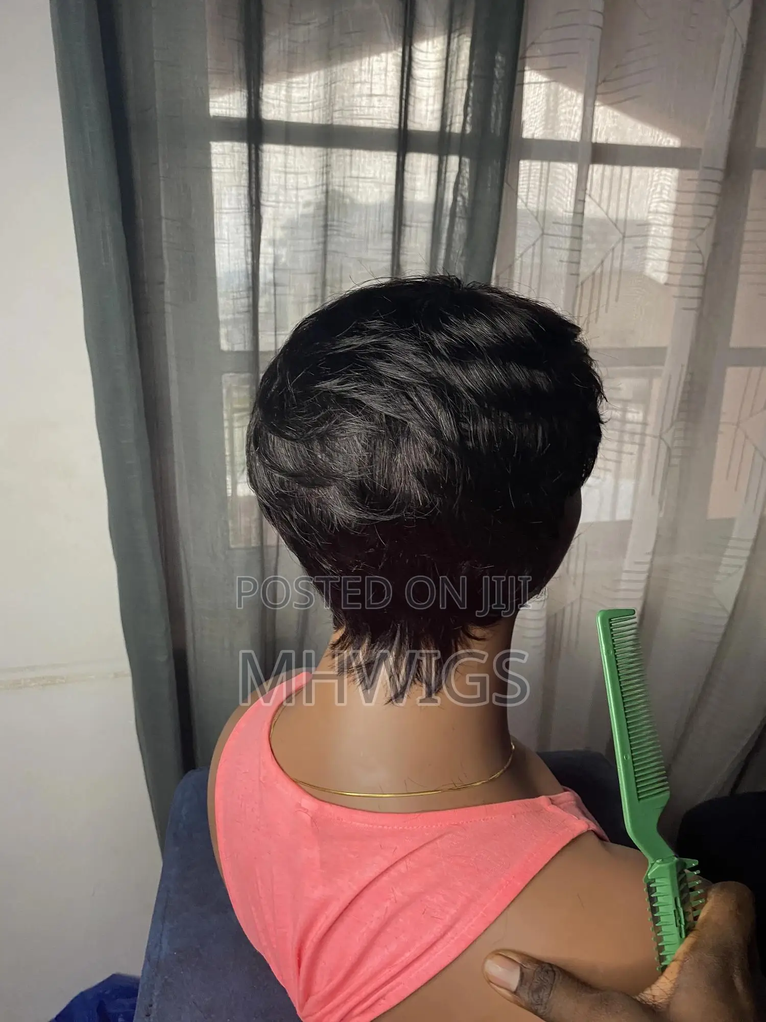 Human Hair Pixie Cut Wig