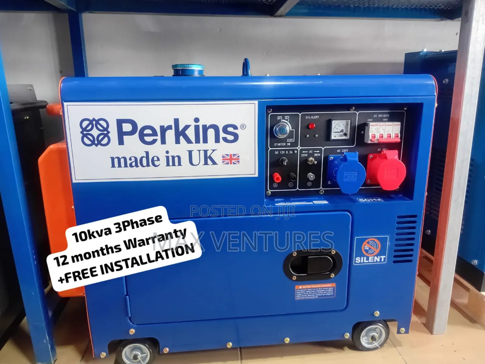 10kva Diesel Perkins 3phase Generator High-Output 3phase