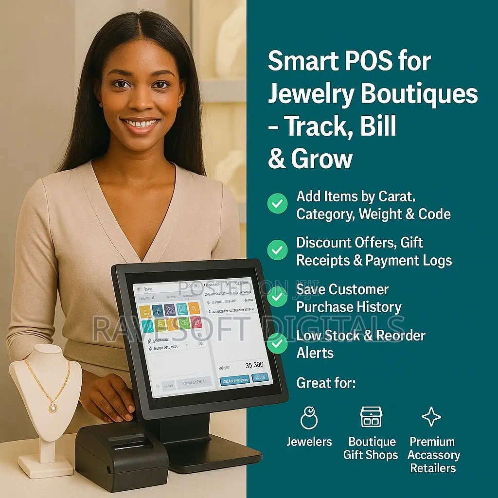 Smart Pos for Jewelry Boutiques – Track, Bill Grow