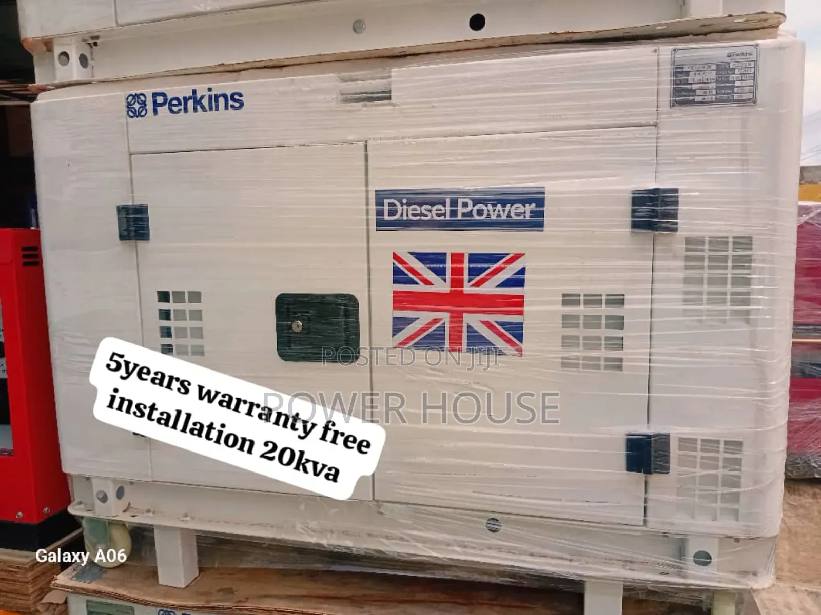 Hub Fusion 20kva Perkins Diesel Generator 20kva