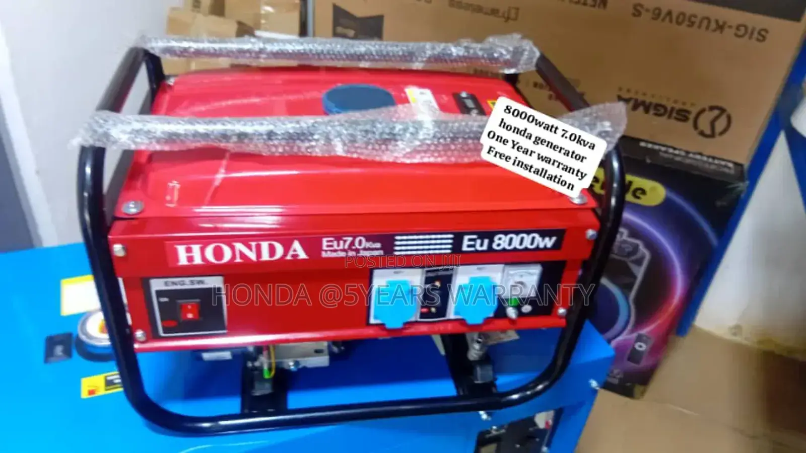 Powering Tomorrow With 7.0kva Honda Generator 8000watt