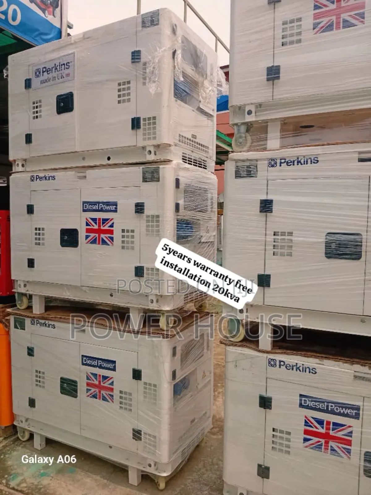 Hub Lumina 20kva Perkins Diesel Generator 20kva
