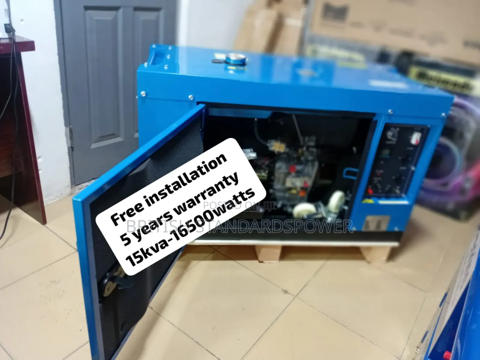 Naturally Aspirated Engine 15kva Silent Diesel Generator