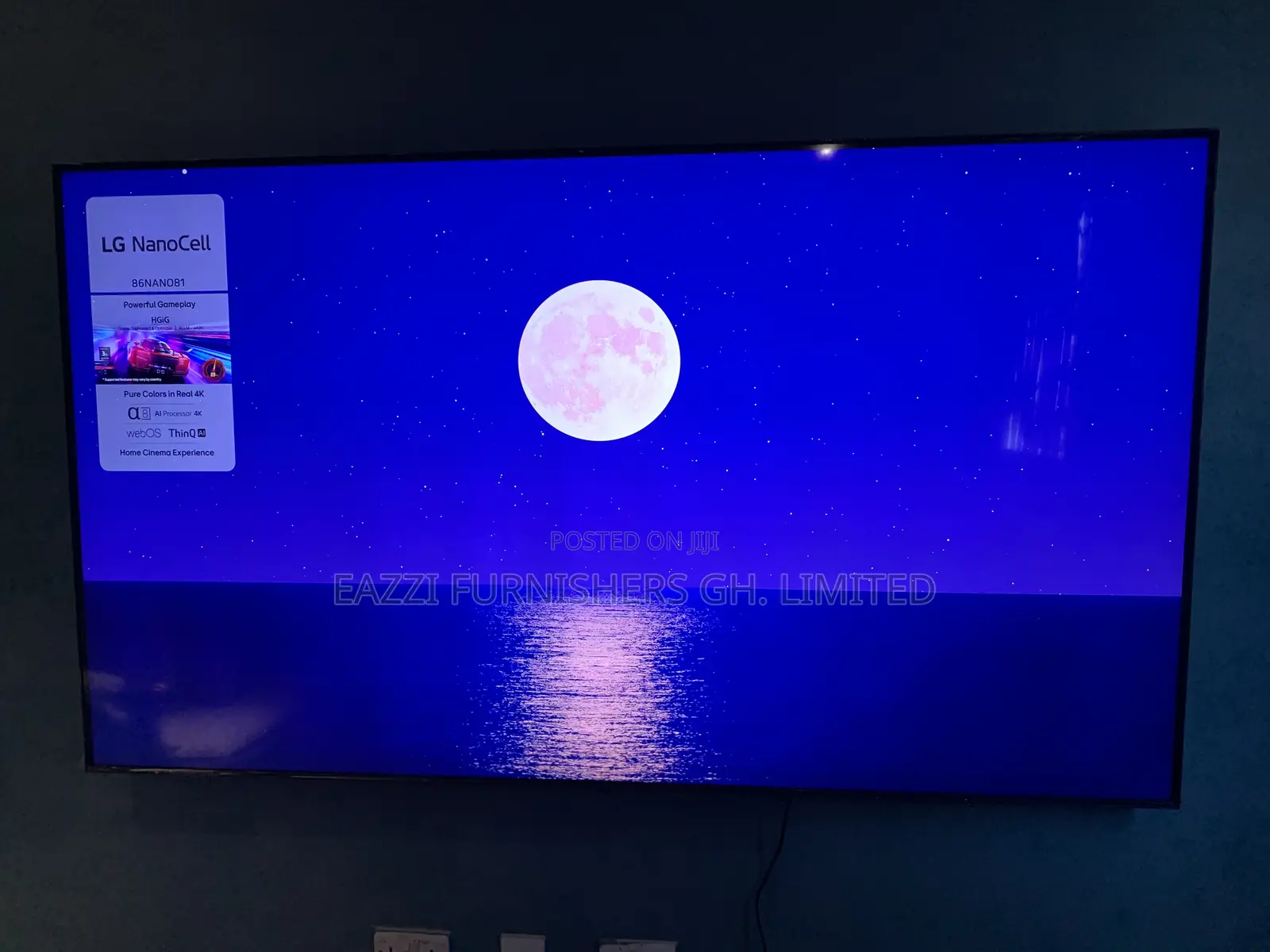 86-Inches Lg Nanocell 2024/25 Smart Uhd 120 Hz Gaming Tv