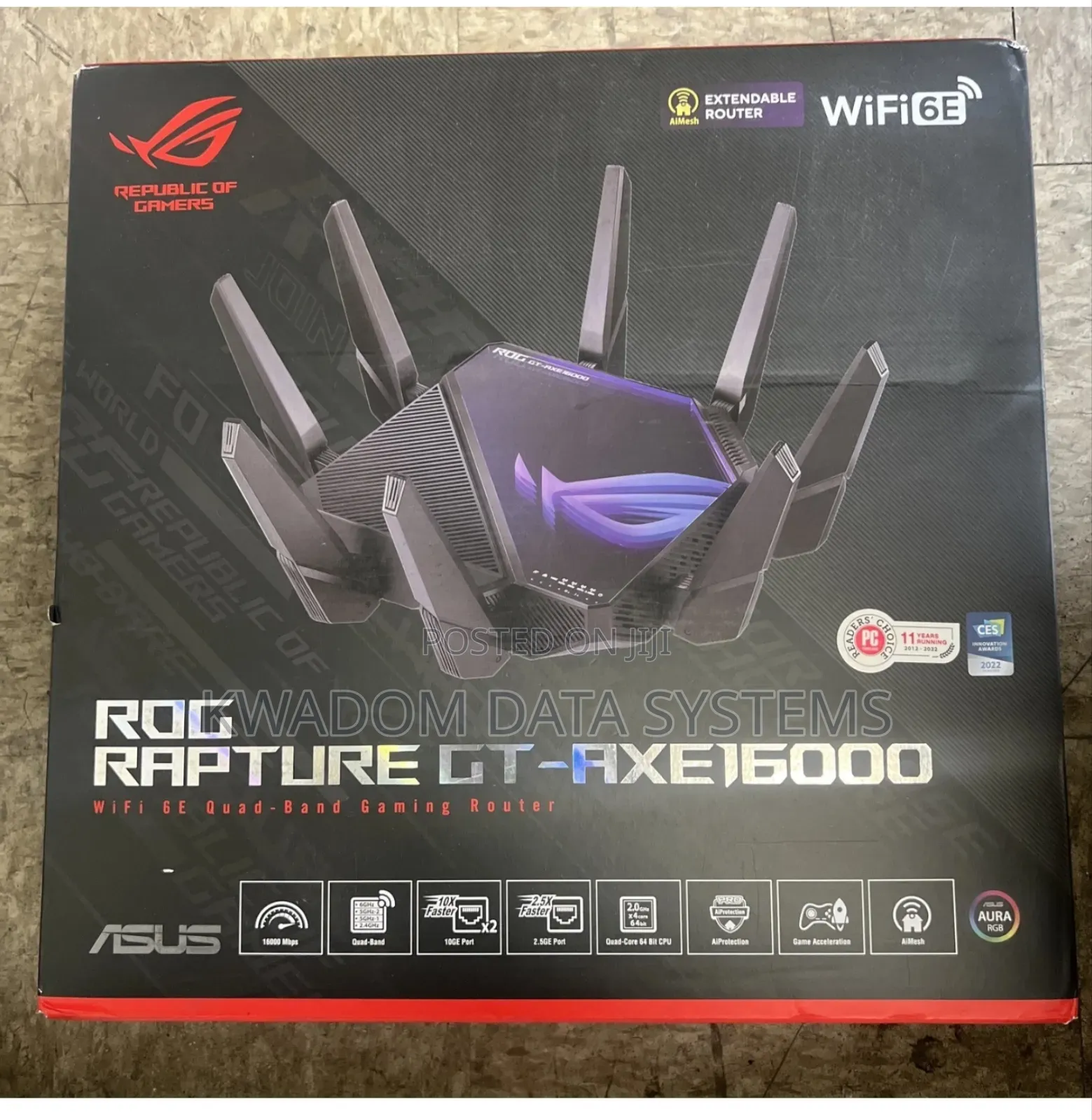 ASUS Rog Rapture Gt-Axe16000