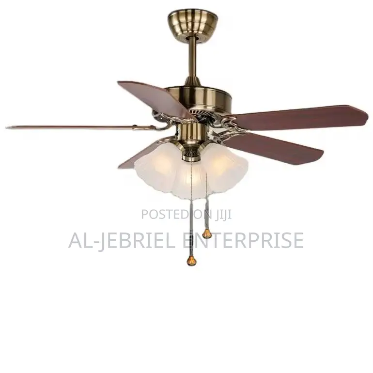 Ceiling Fan 52” With Chandelier