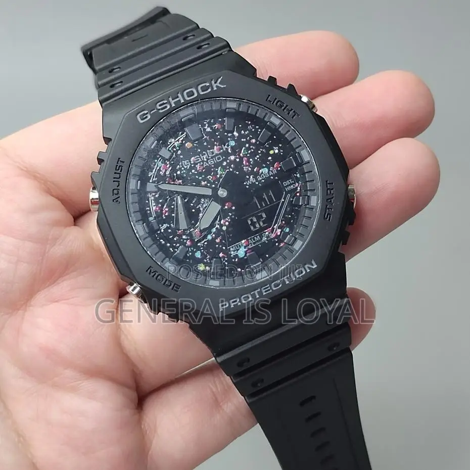 Black G Shock Crystal