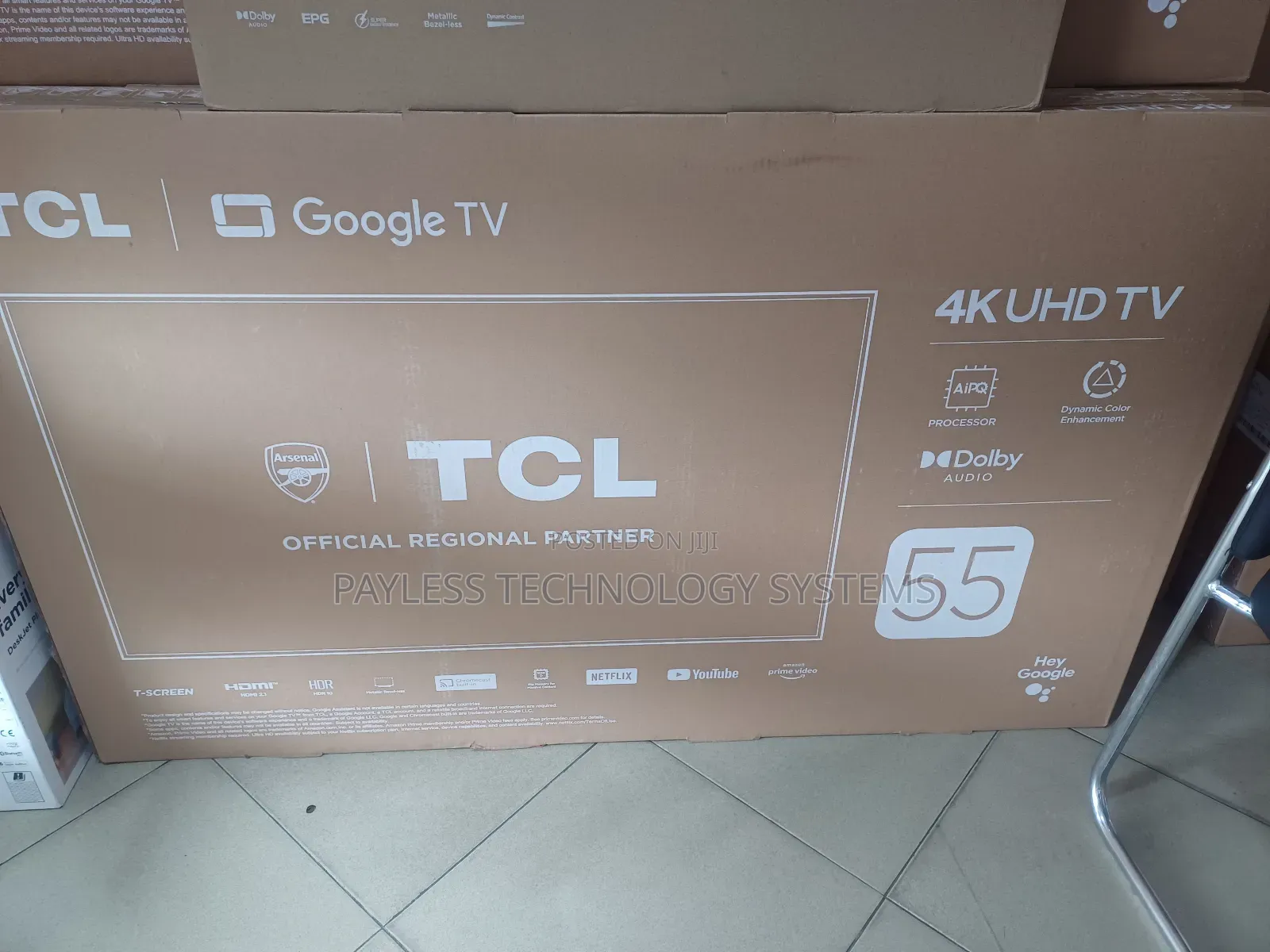 Tcl 55p635 Led Uhd 55" Smart Android Television
