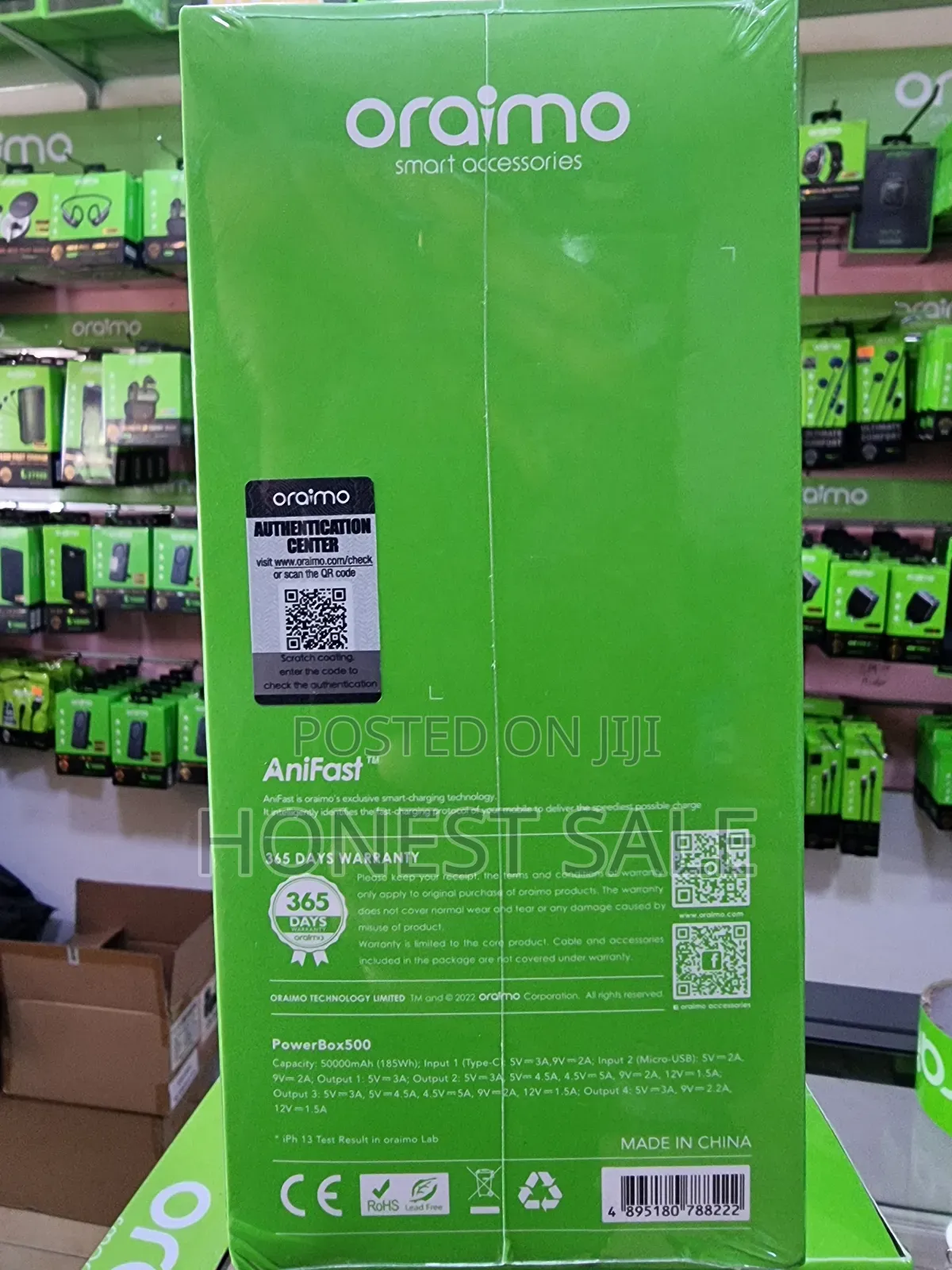 Oraimo Powerbox 500 50000mah 22.5w Power Bank