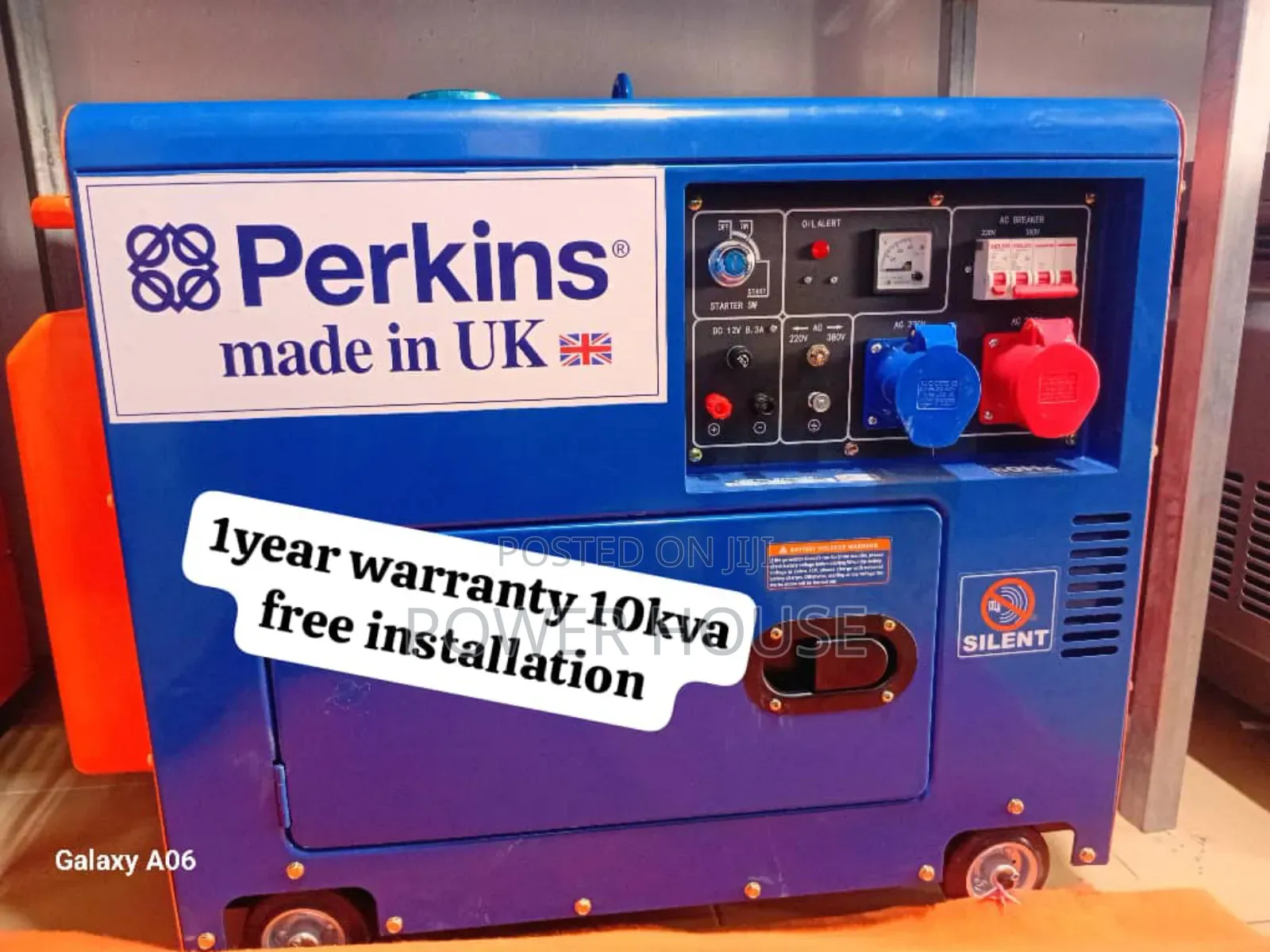 Super Power Panel Perkins 10kva 13000watts Diesel Generator