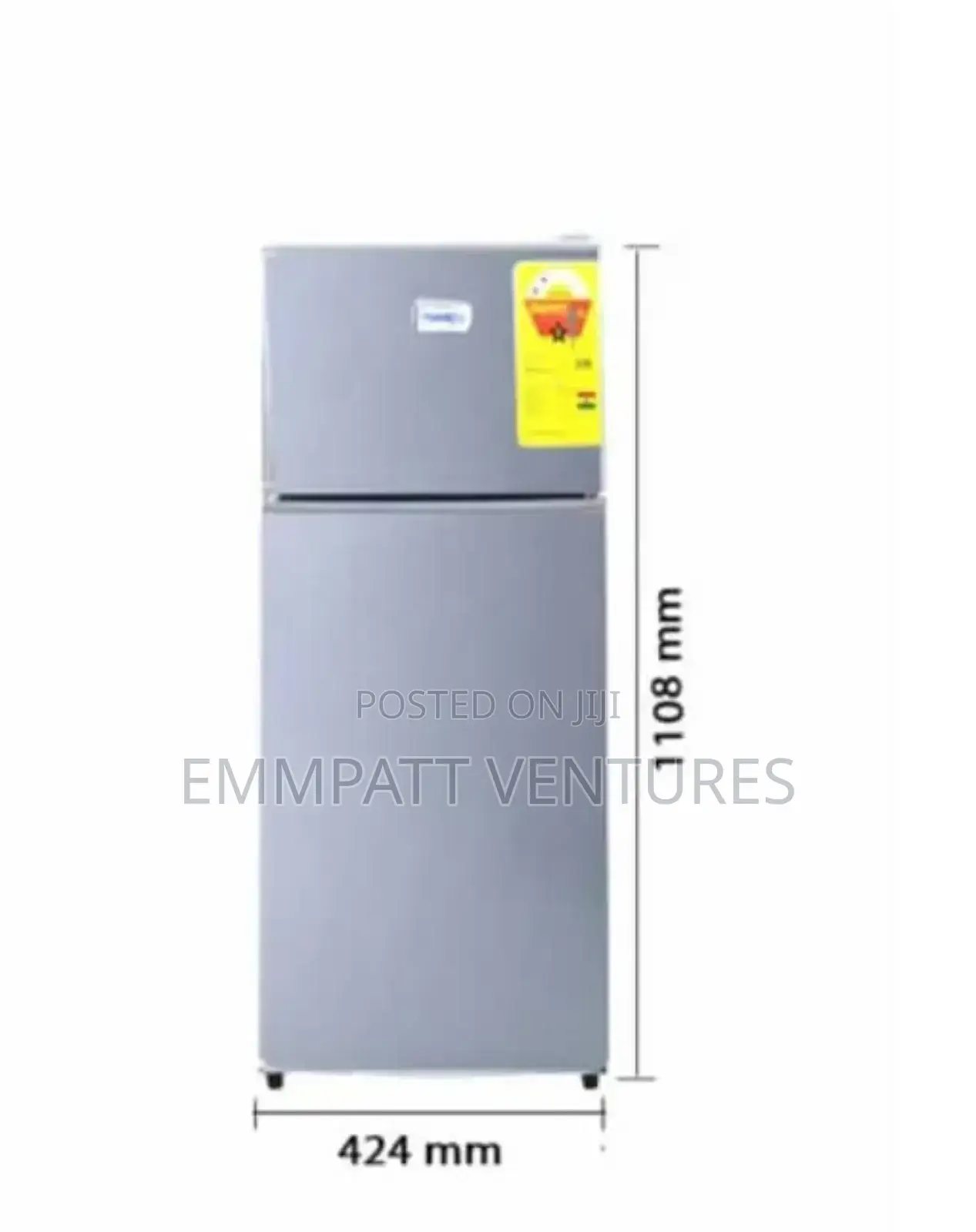 112l Nasco Double Door Refrigerator