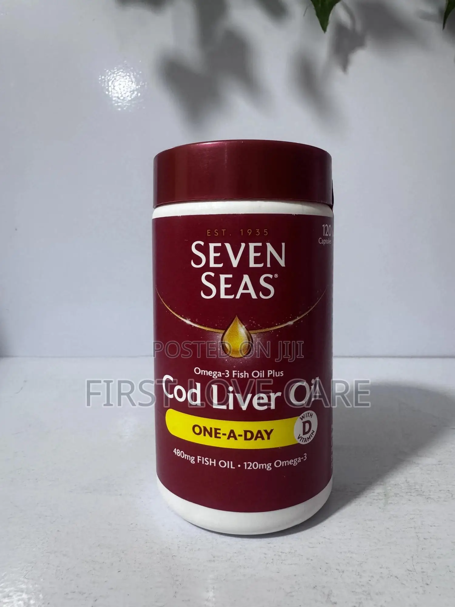 Seven Seas Omega 3 Oil + Cod Liver Oil One A Day 480mg Fish