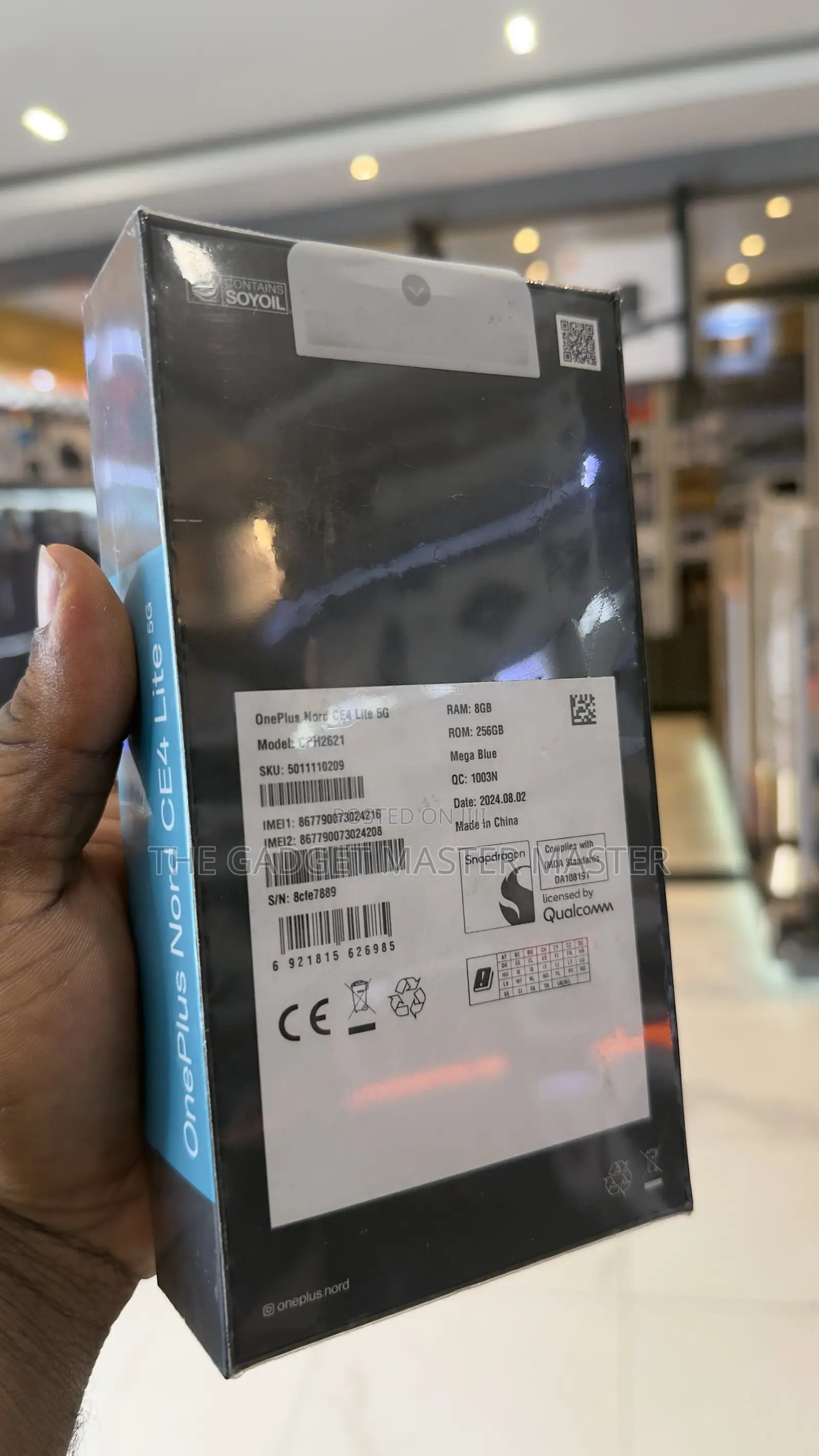 New OnePlus Nord CE4 Lite 256 GB Blue
