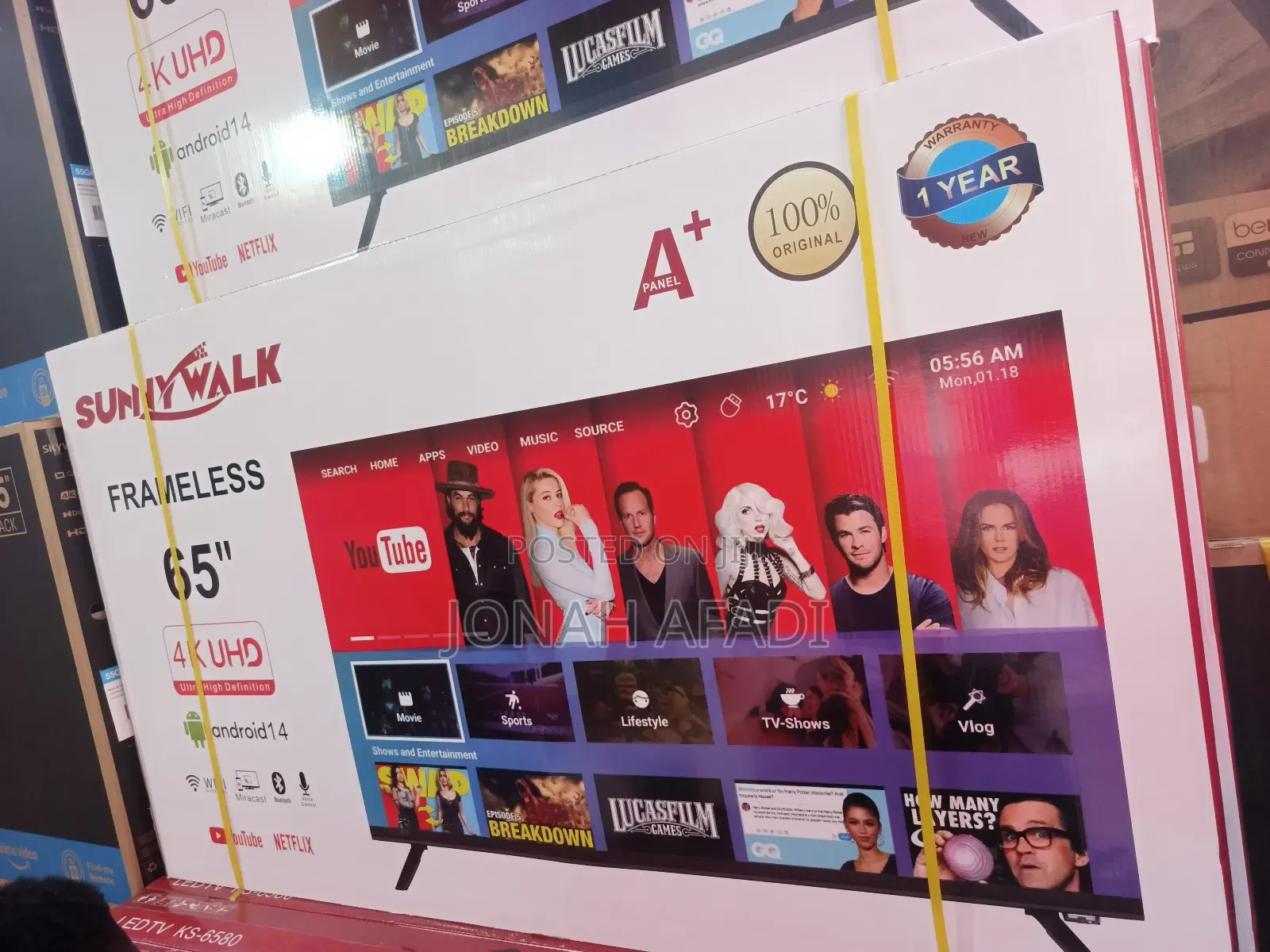 Sunny Walk 65inch Smart Uhd Android