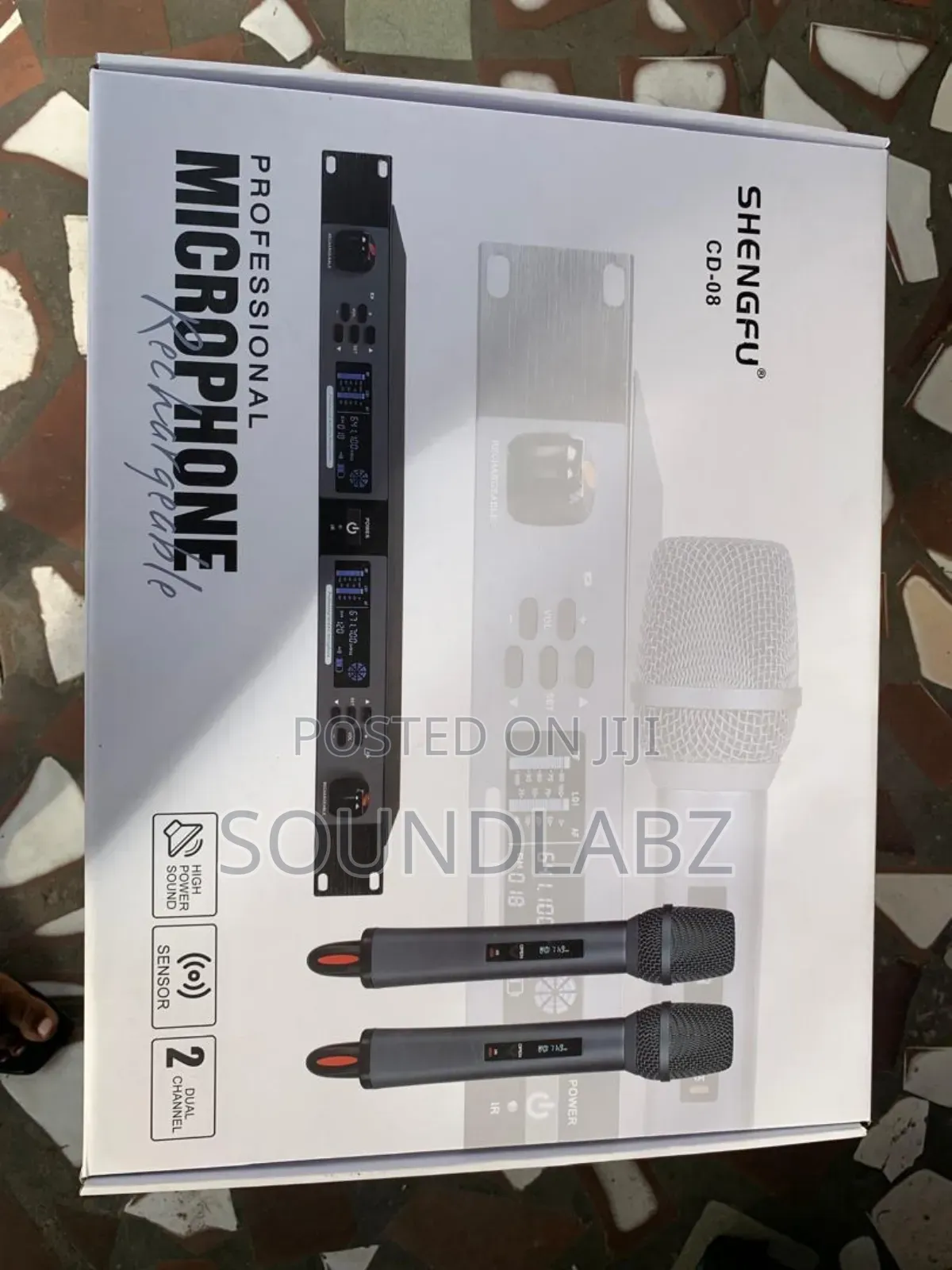 Shengfu Cd-08 Professional Rechargeable Microphone System.