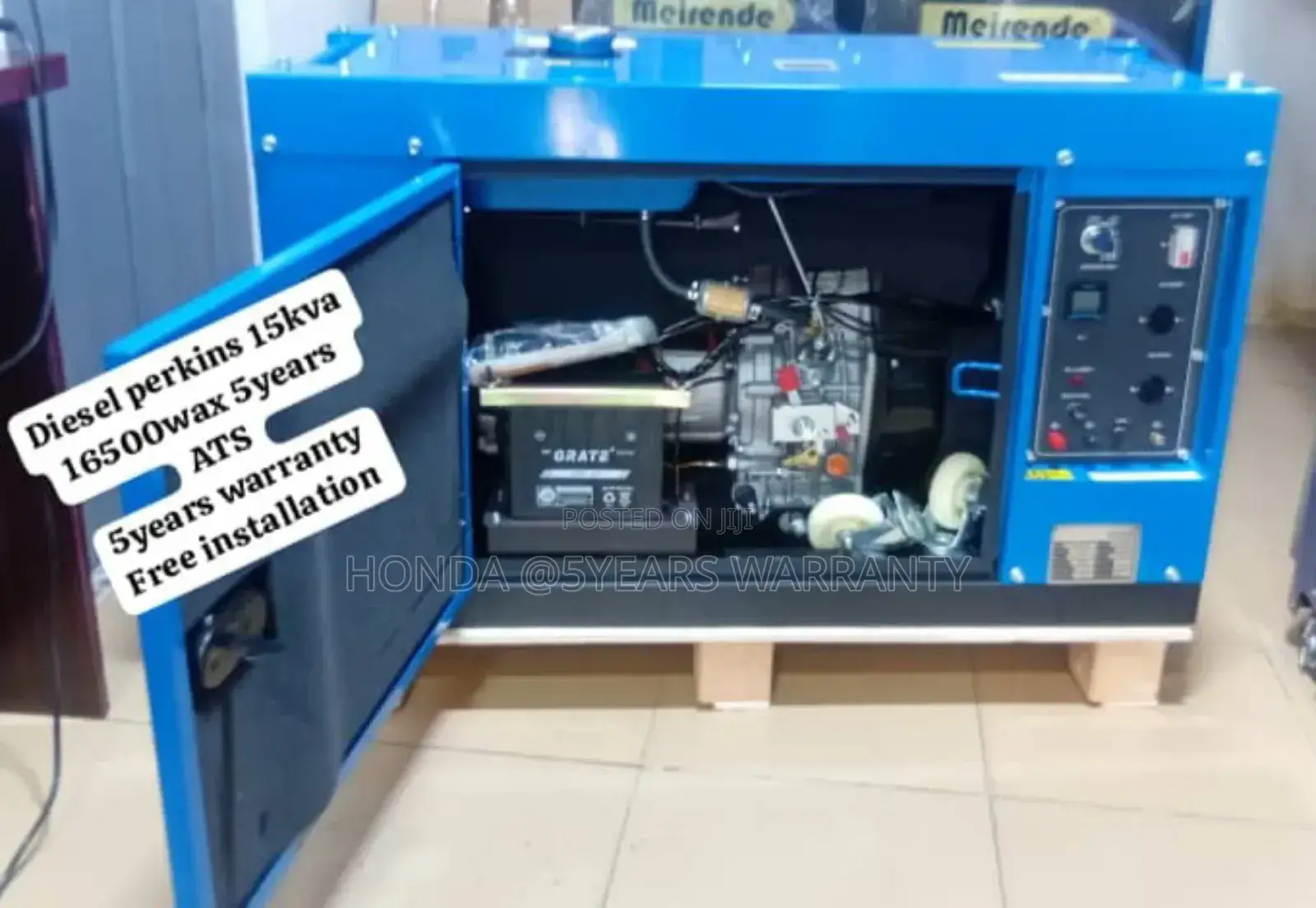 High Capacity Perkins Engine 15kva 16500watt Diesel Ats 15kv