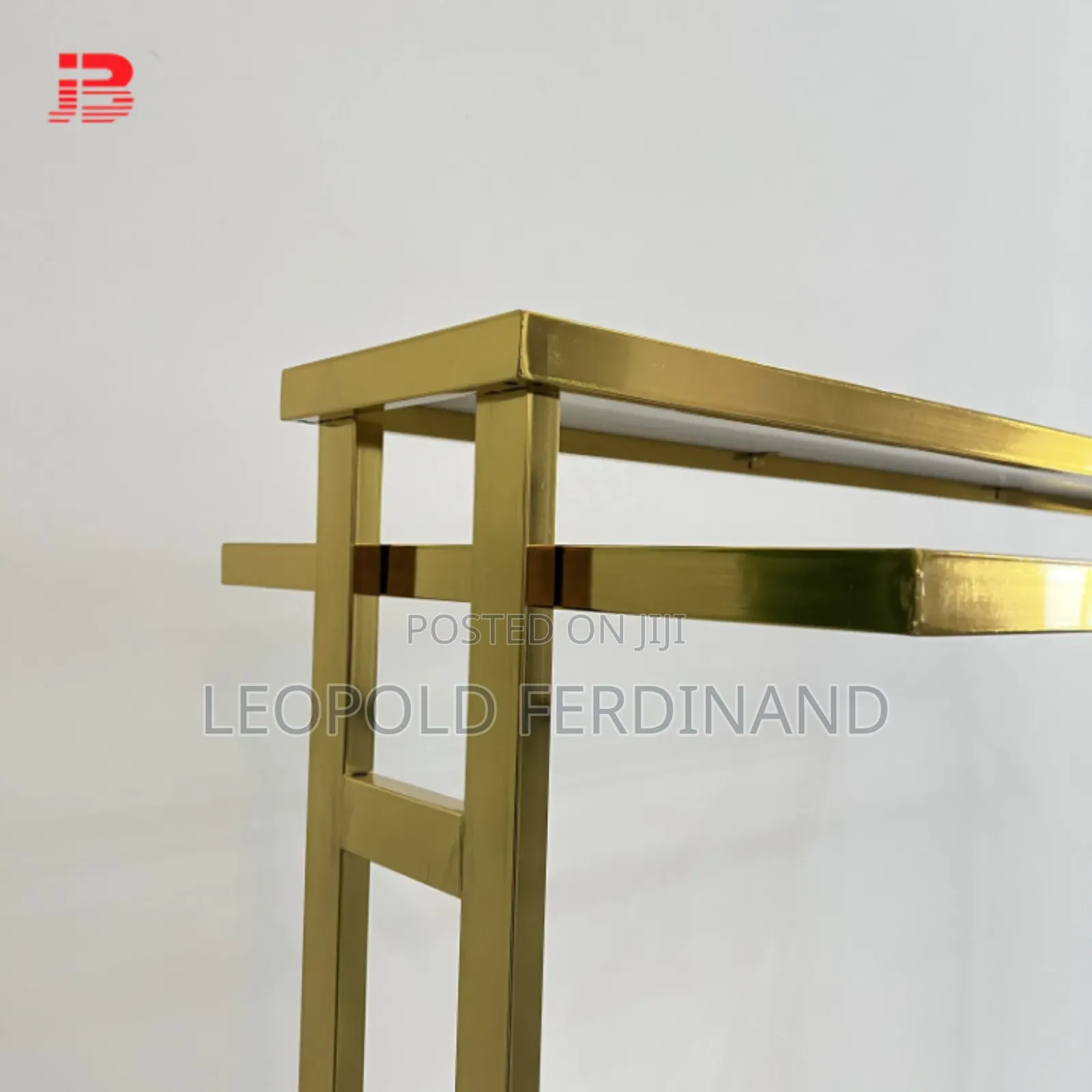 Golden Clothing Rack