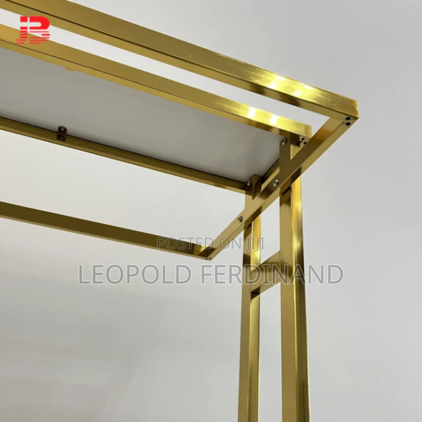 Golden Clothing Rack