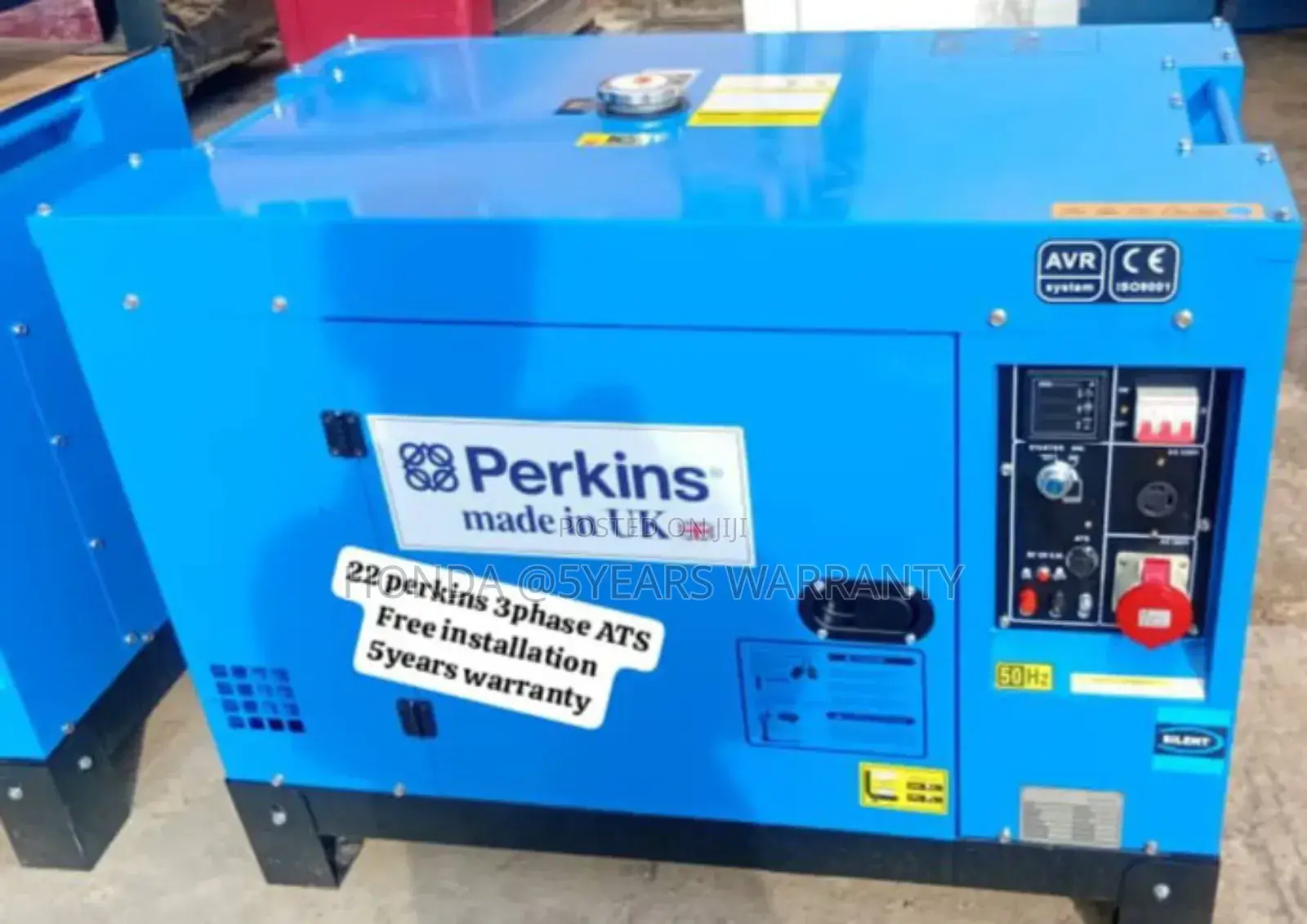 Service Support Perkins 22kva 3phase Generator Fully Ats