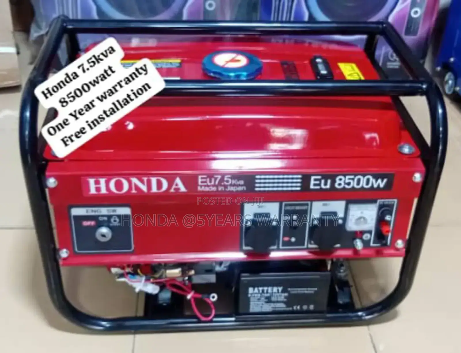 Electric Honda Generator 7.5kva 8500watt Petrol 7.5kva