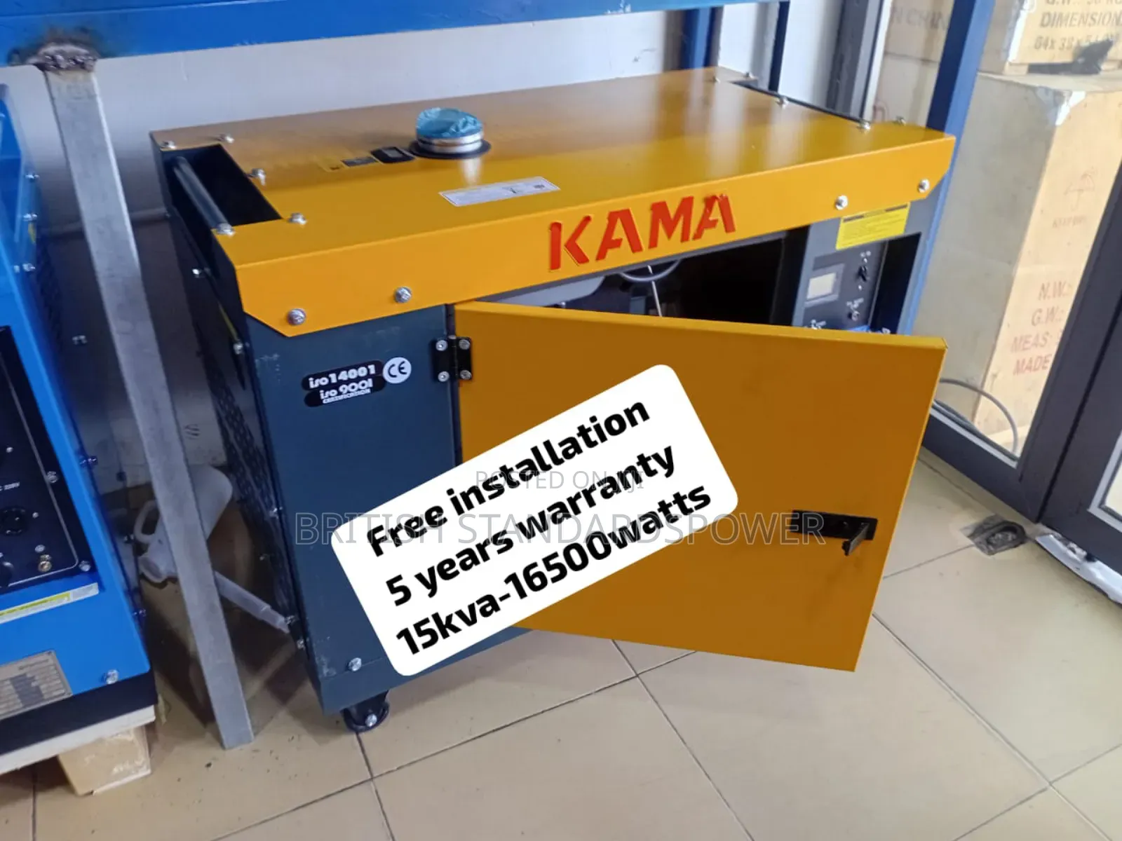 Wind Power Resistant 15kva Silent Diesel Generator