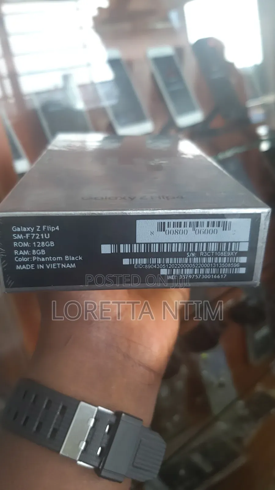 New Samsung Galaxy Z Flip4 128 GB Black