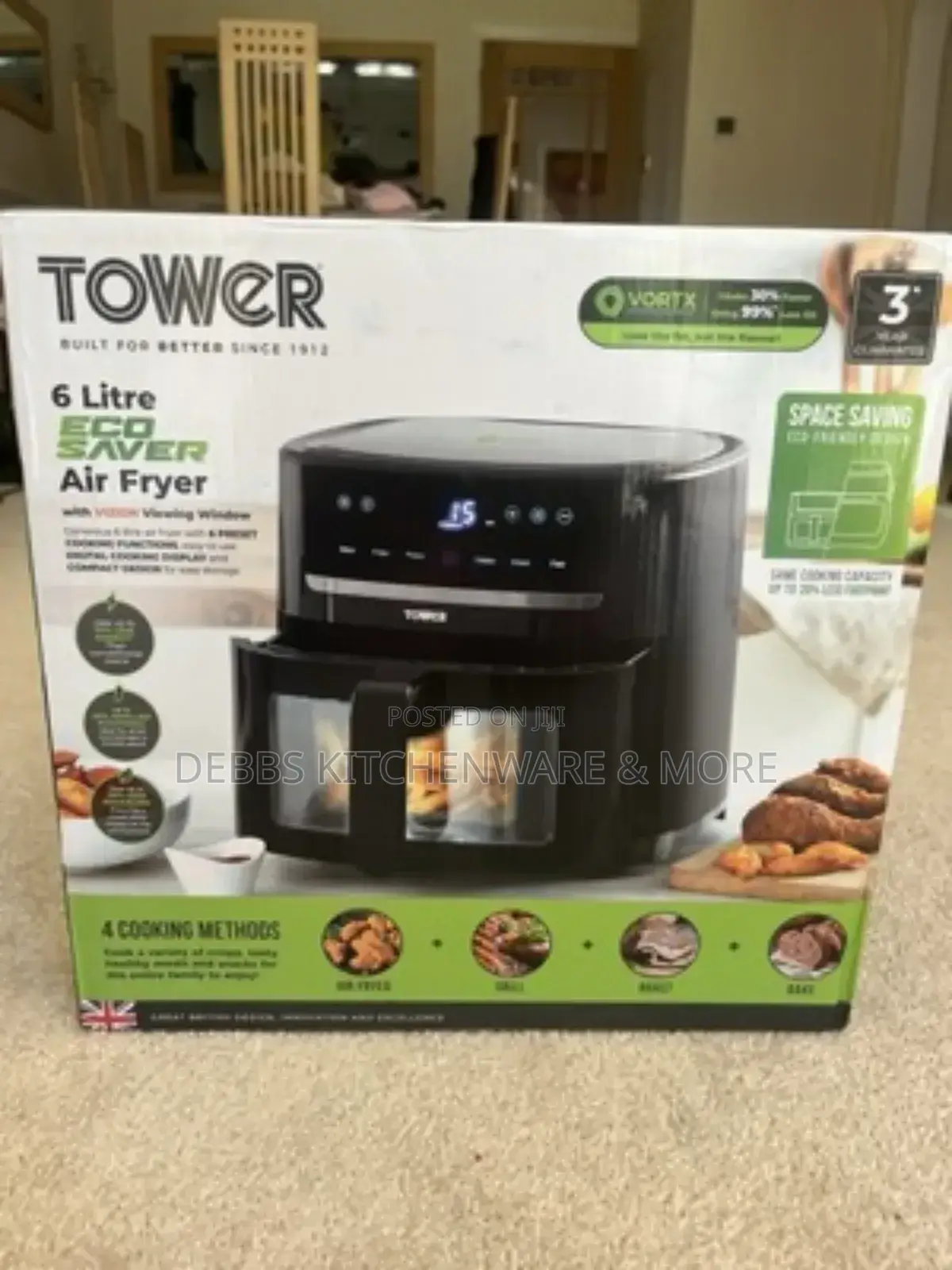 6.2l Capacity Digital Tower Air Fryer Uk