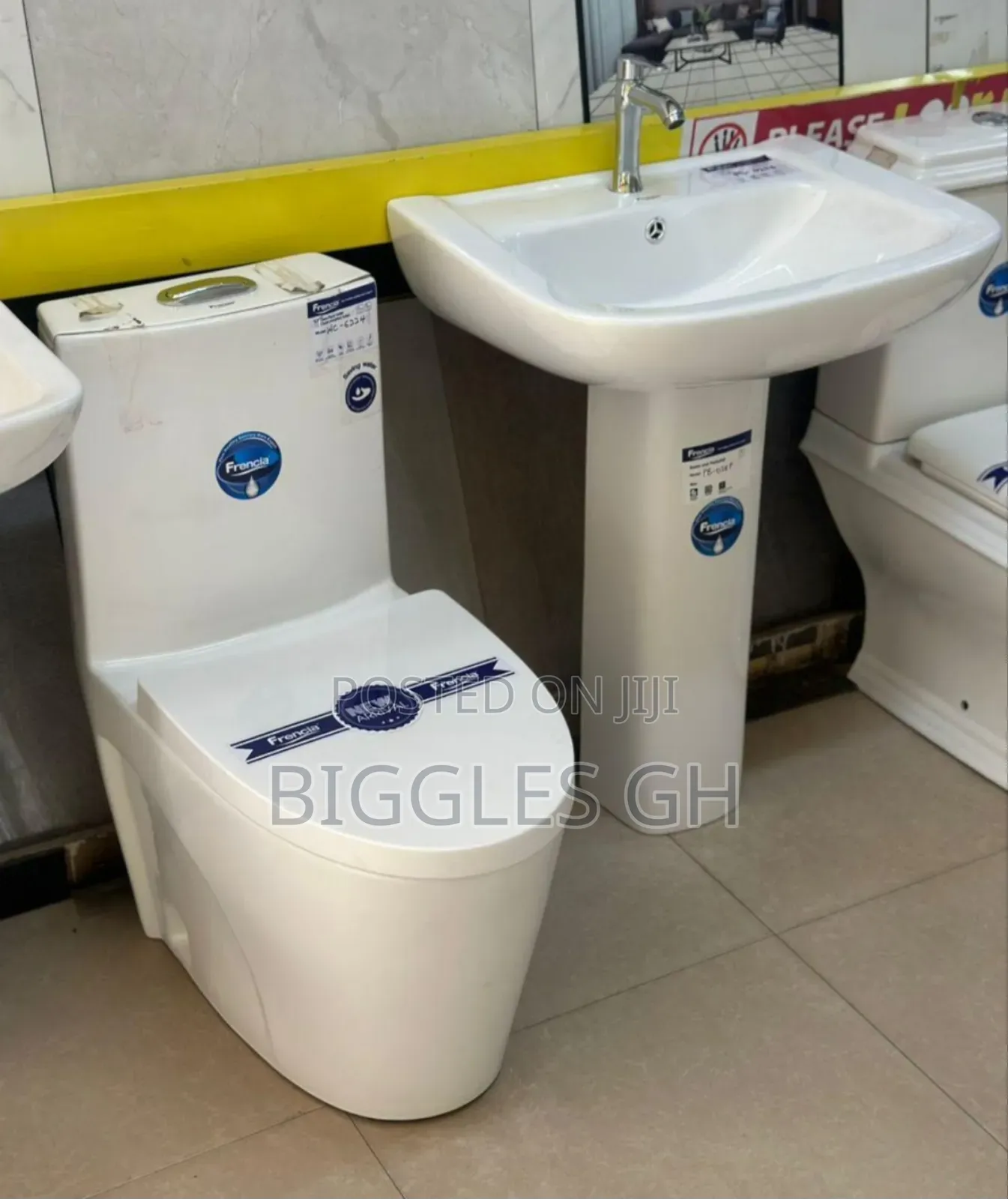 Wc With Basin Complete Set- Combined Wc