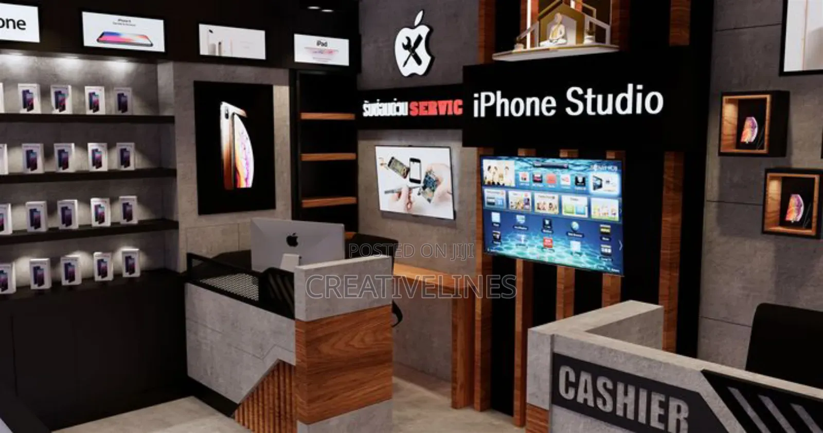 Phone Store Interior Decor