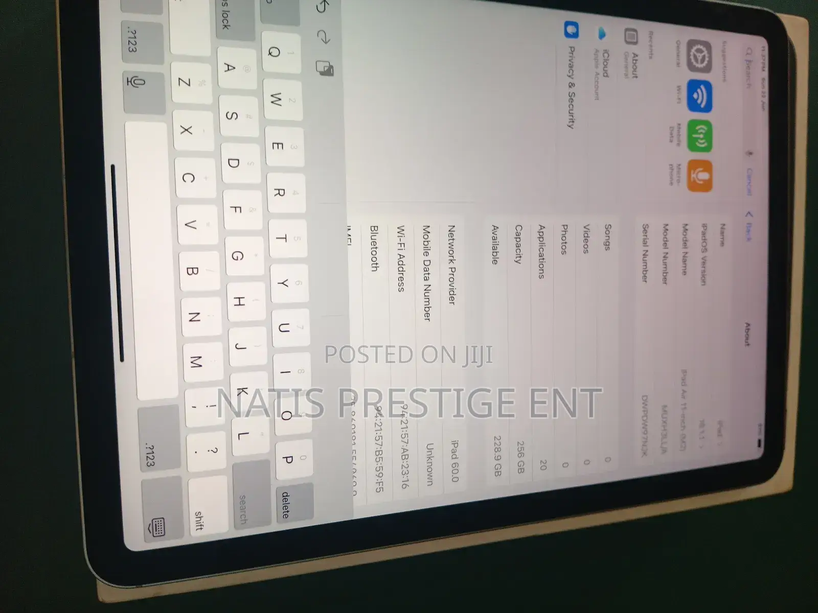 Apple iPad Air 11 (2024) 256 GB Silver