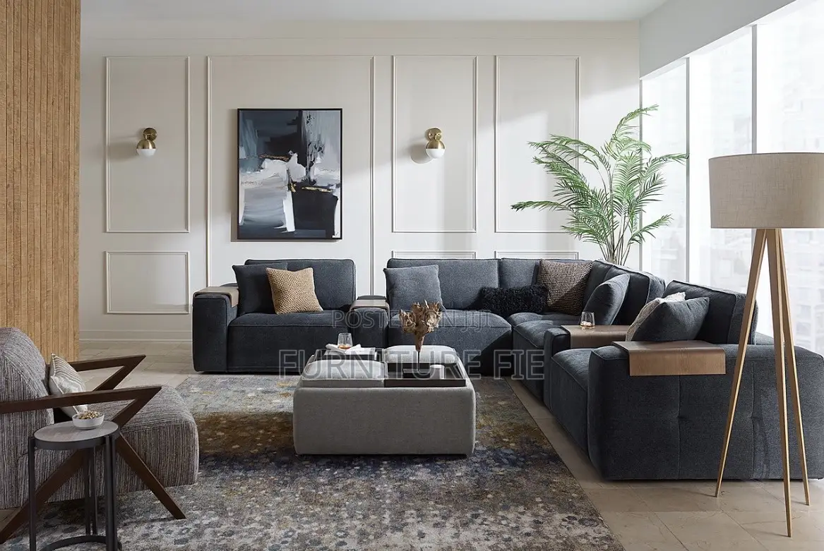 Nycolle 6-Pc Modular Fabric L-Shape Sectional From Macys Usa