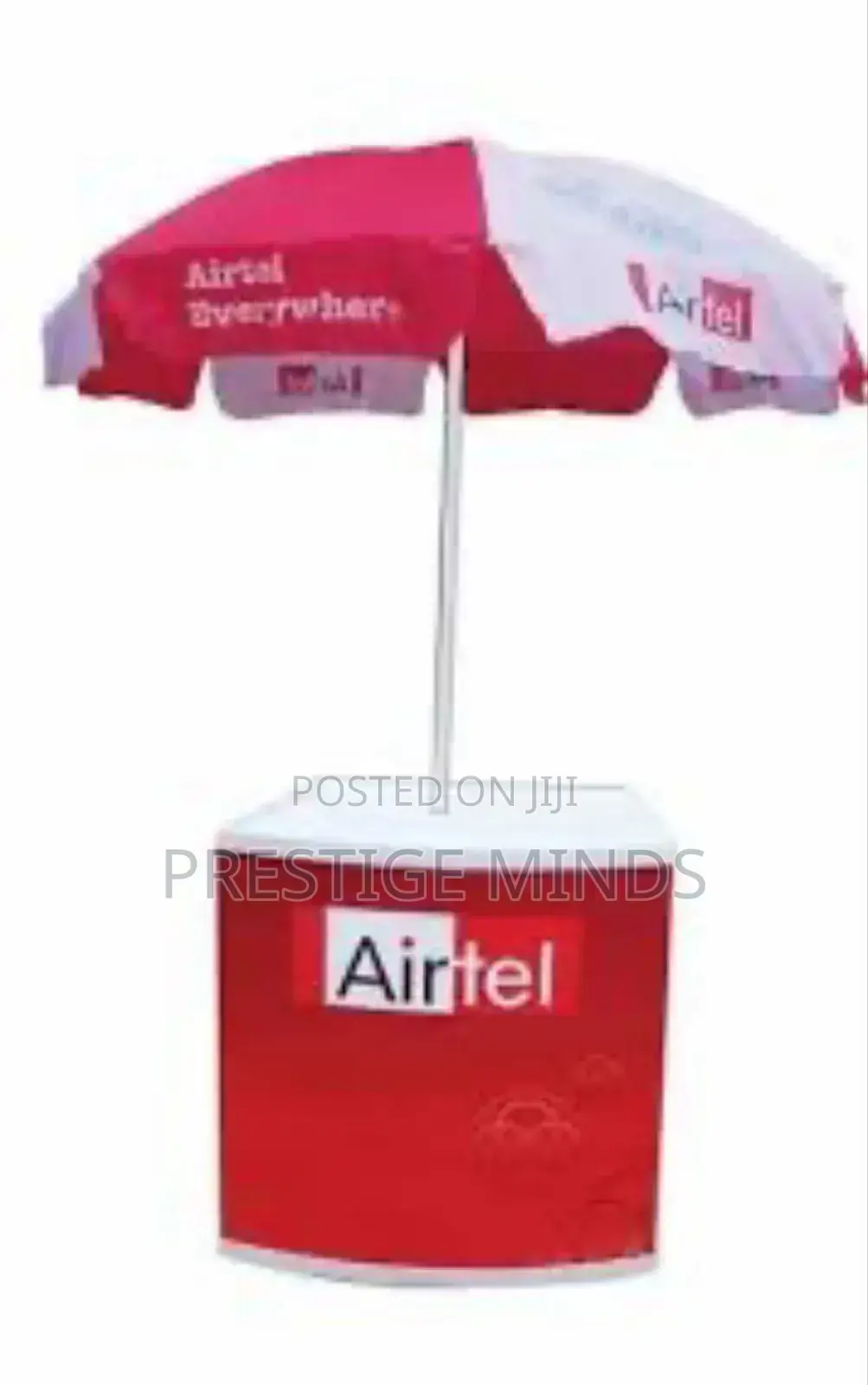 Promotional Table With Umbrella/Parasols