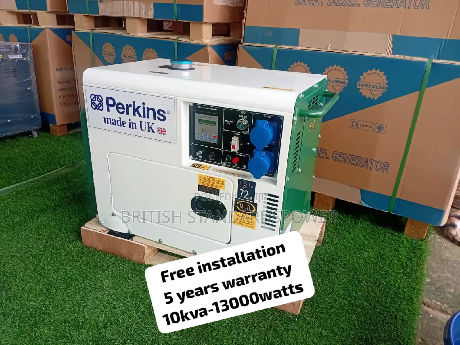 Low Noise Technology 10kva Silent Diesel Generator