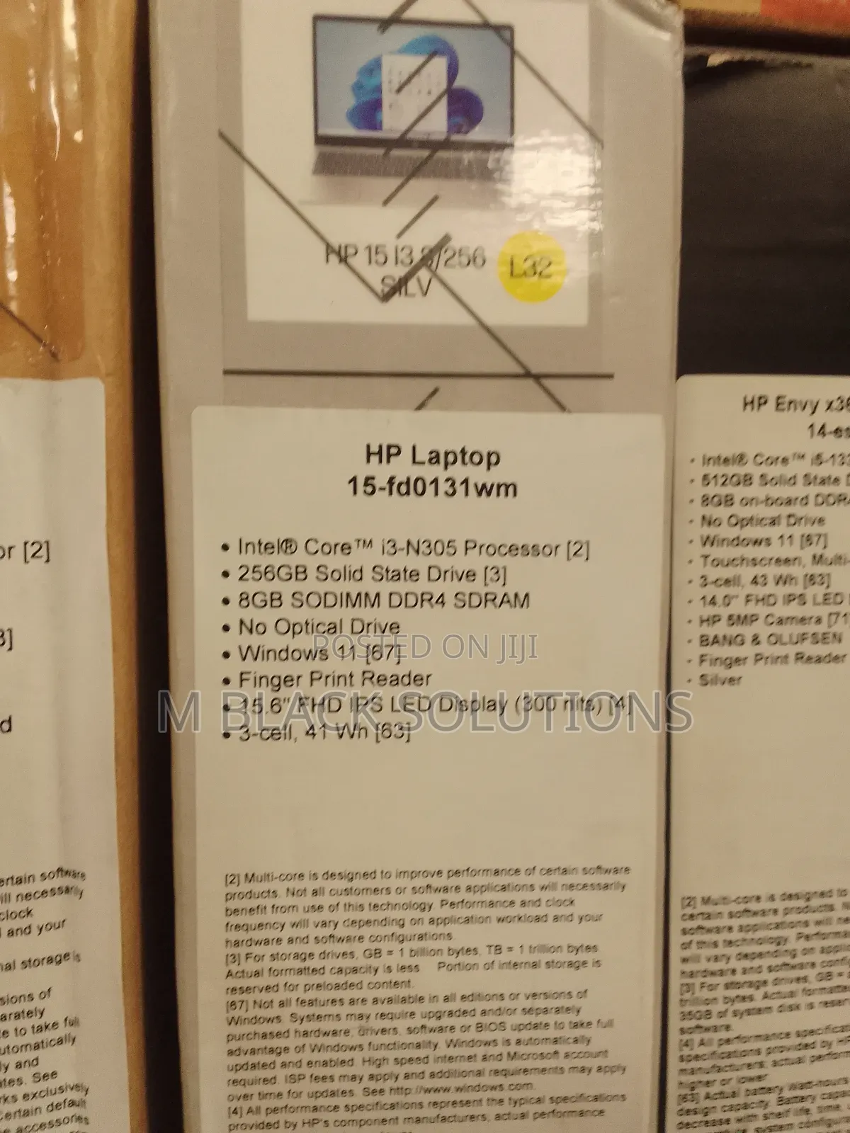 New Laptop HP 15 8GB Intel Core I3 SSD 256GB