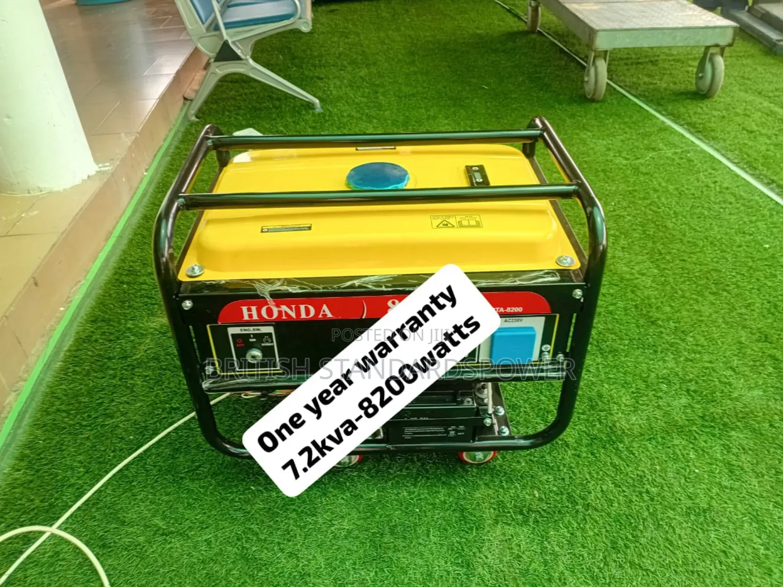Stable Output 7.2kva Petrol Generator