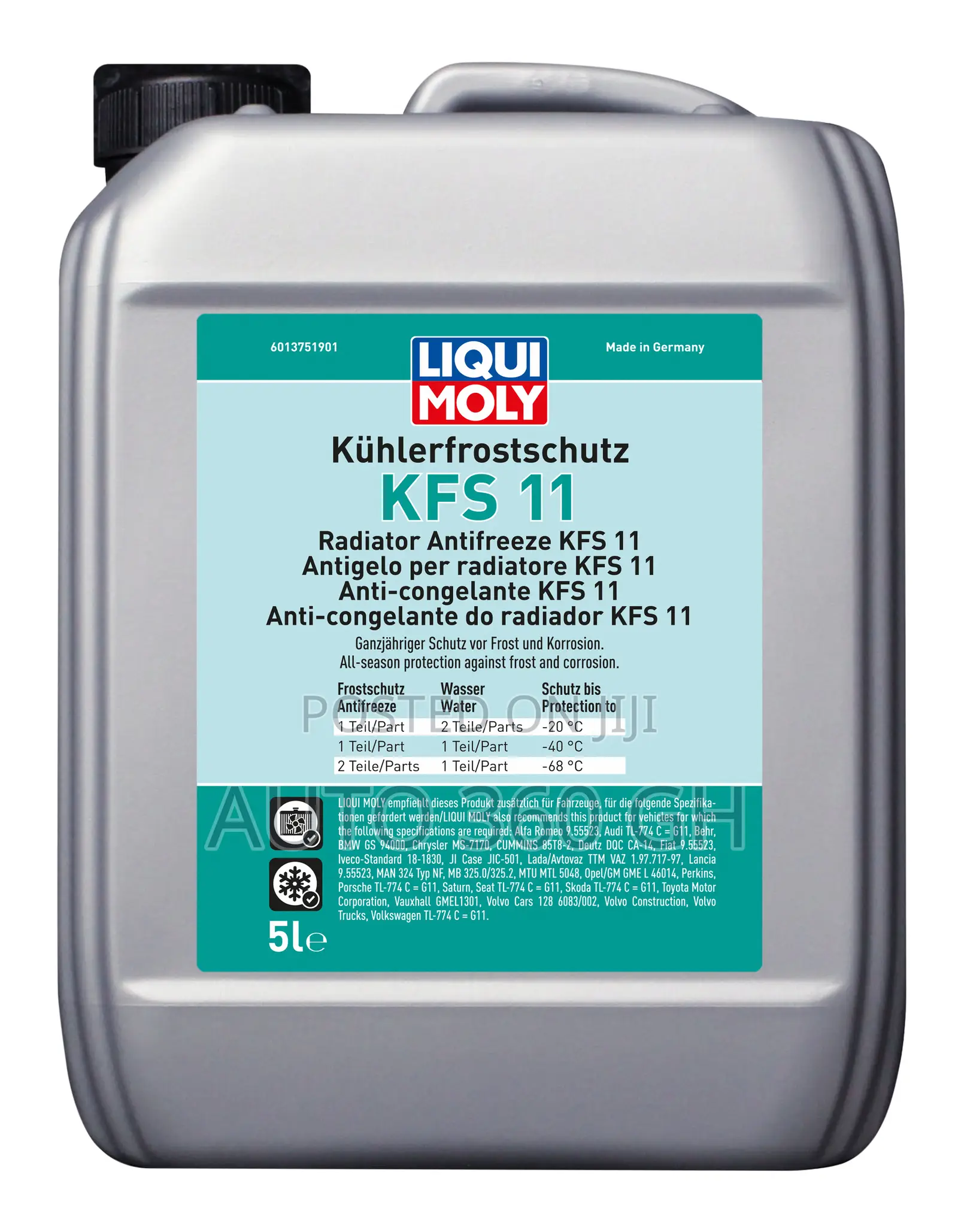 Liqui Moly Coolant Anti­Freeze KFS 11 (Blue Concentrate)