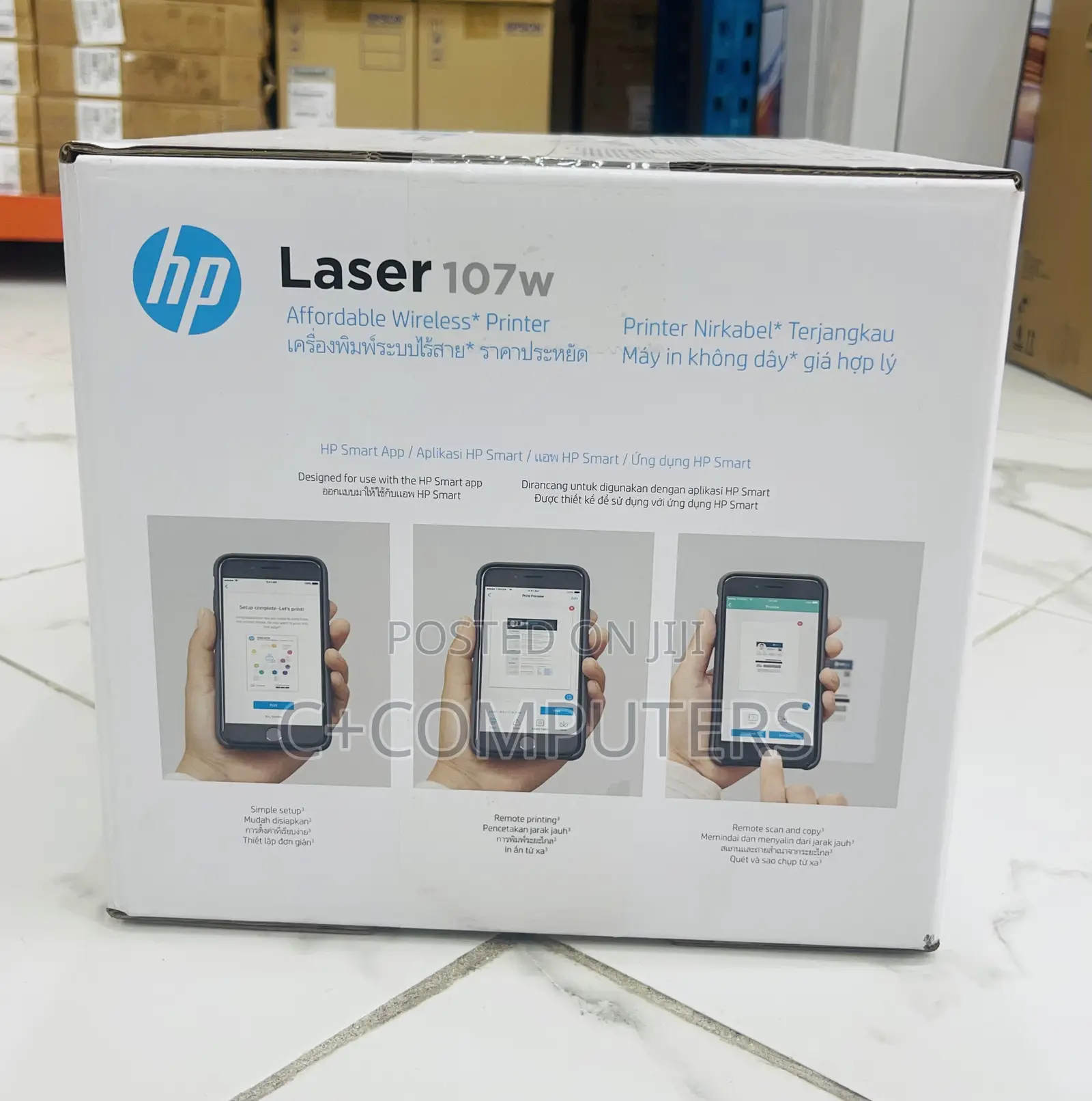 Laser 107w Monochrome Laser Printer ( Print )