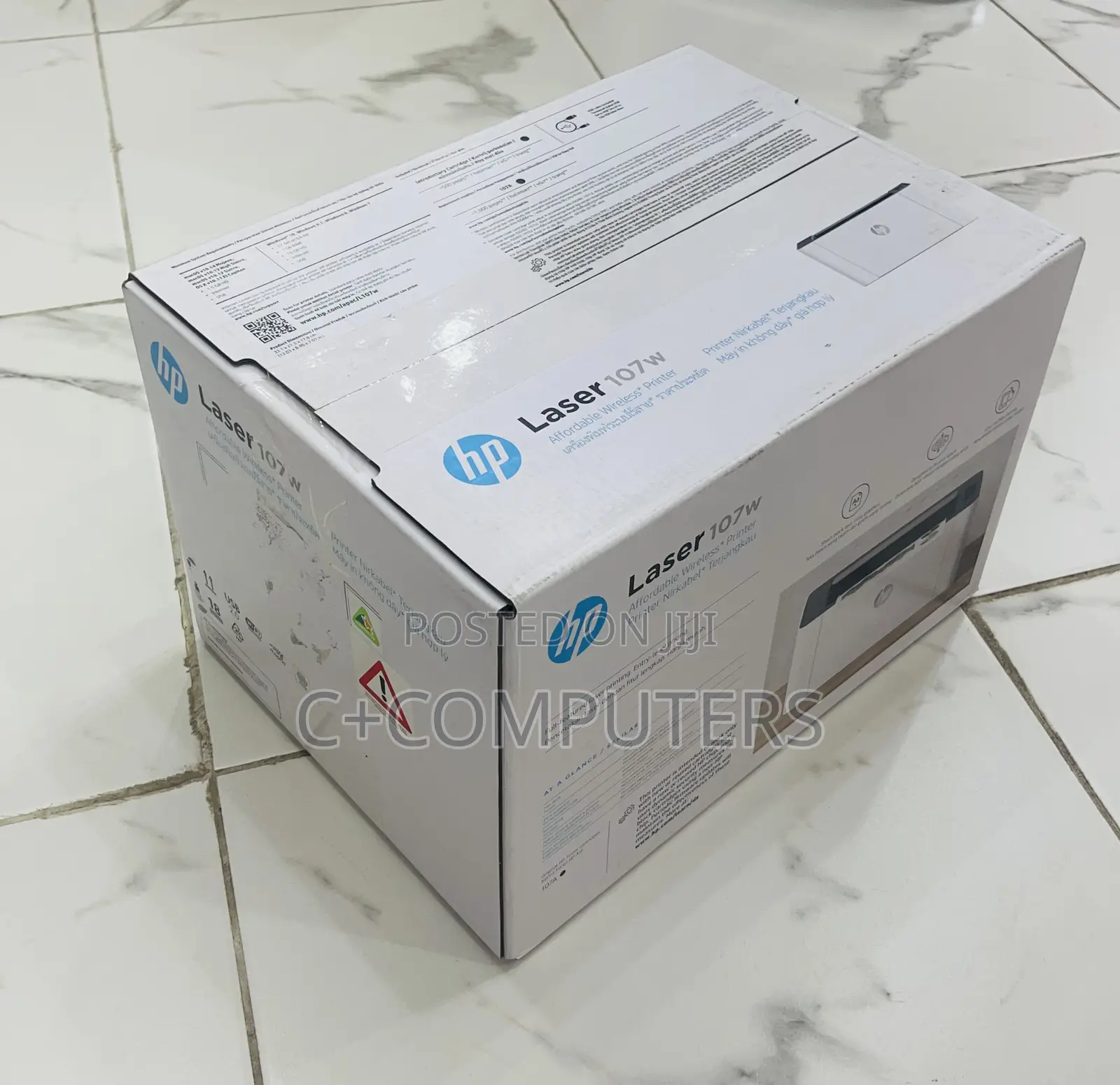 Laser 107w Monochrome Laser Printer ( Print )