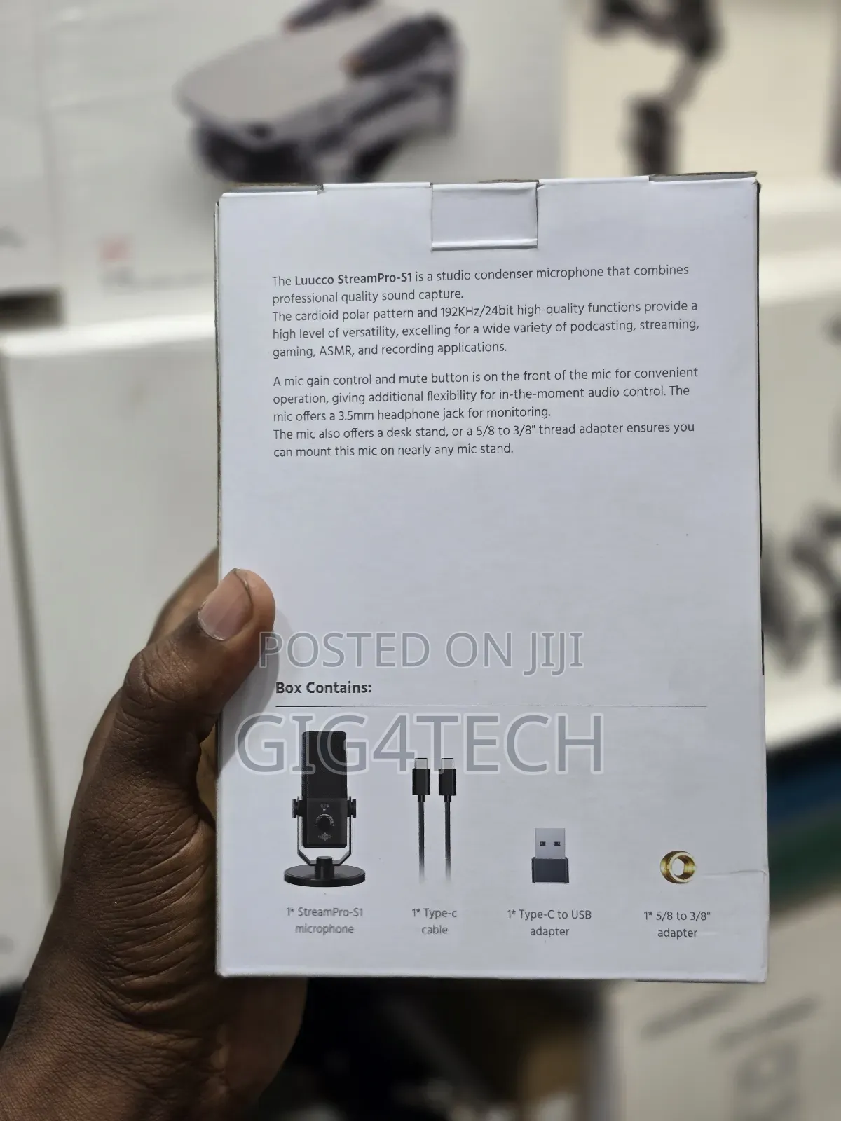 Luucco Streampro S1 Usb Microphone for Podcast