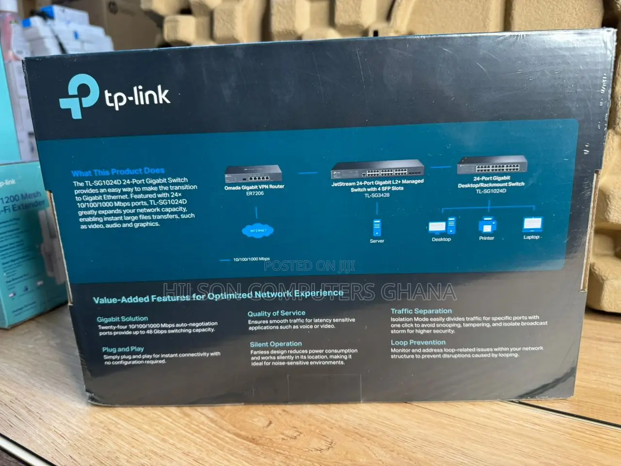 Tp-Link Switch Tl-Sg1024d - 24-Port Gigabit Switch