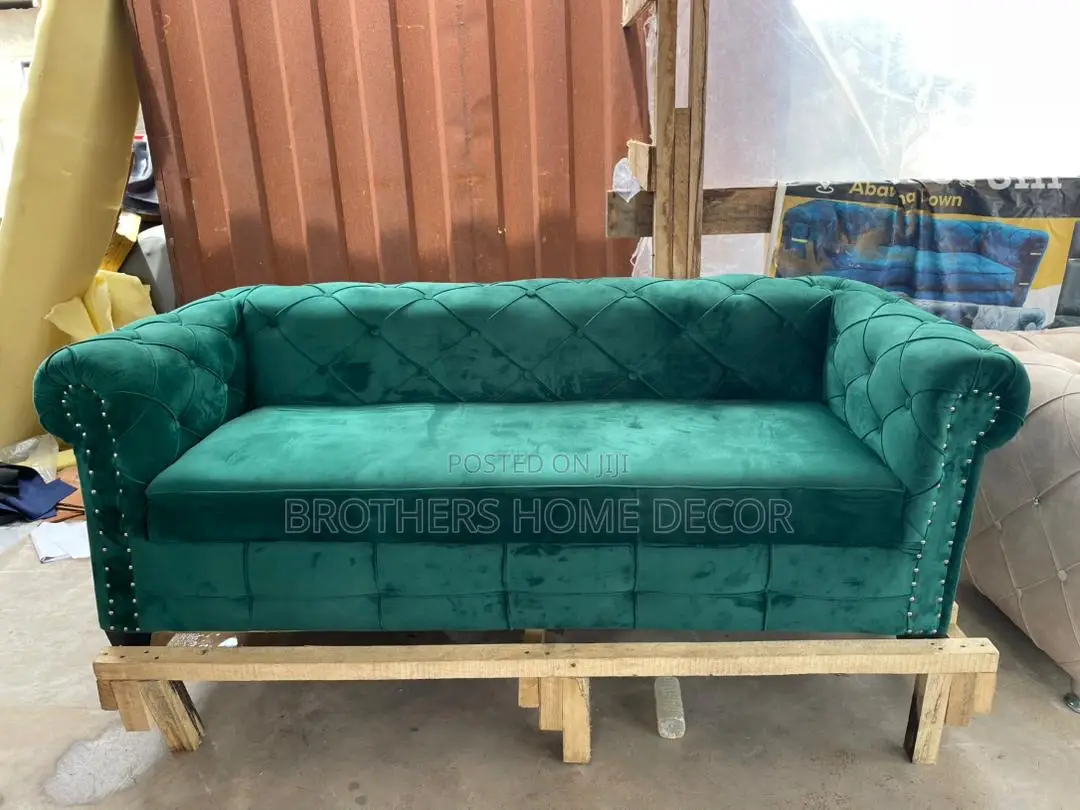 Green 3 In 1 Sofa// Very Solid And Durable
